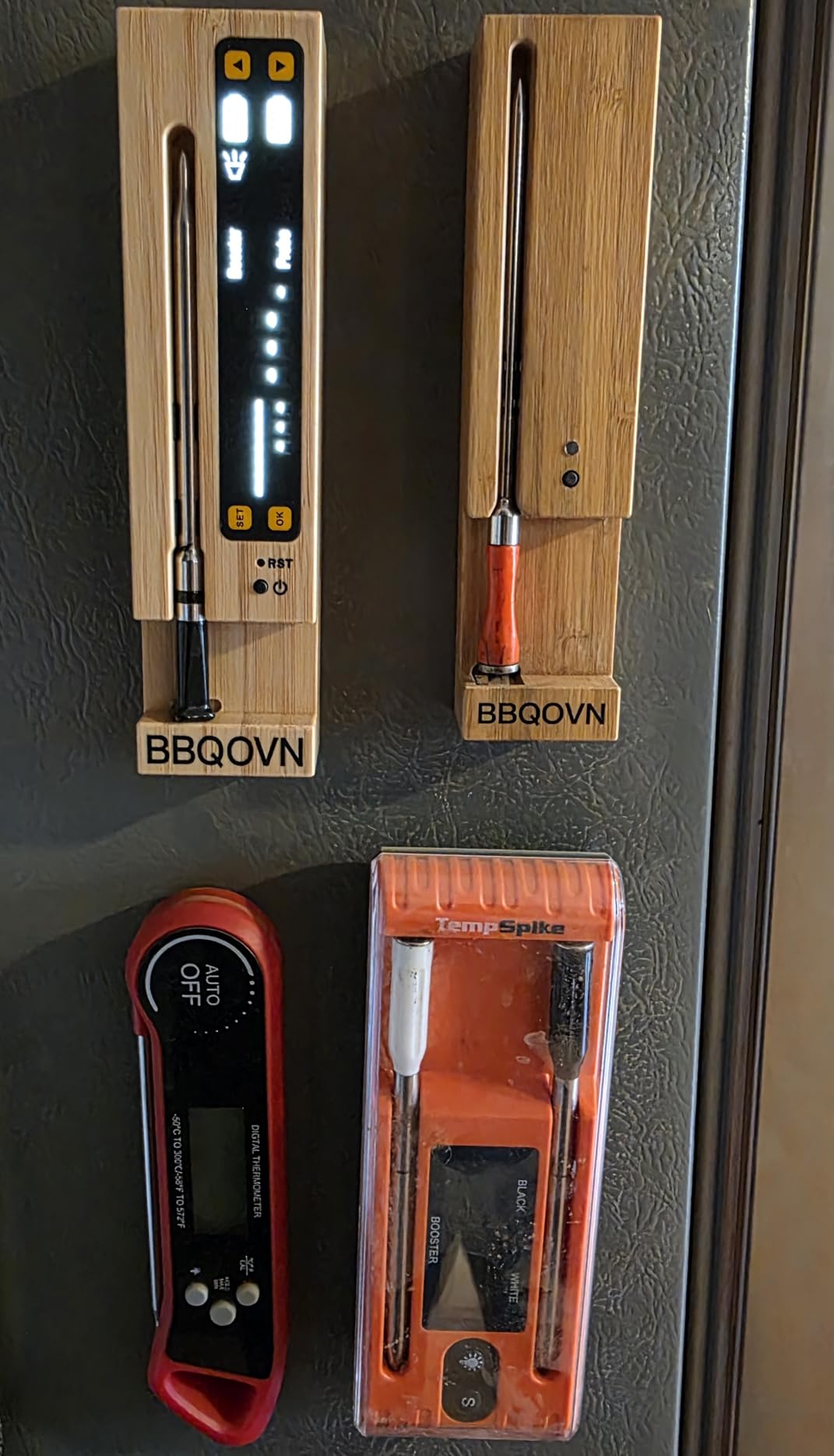BBQOVN Smart WiFi Wireless Meat Thermometer, Sub-1G 656FT Range, 7-Sensor Probe, Standalone LED Base, IP68 Waterproof, APP Remote for BBQ Grill Smoker Oven customer photo 1