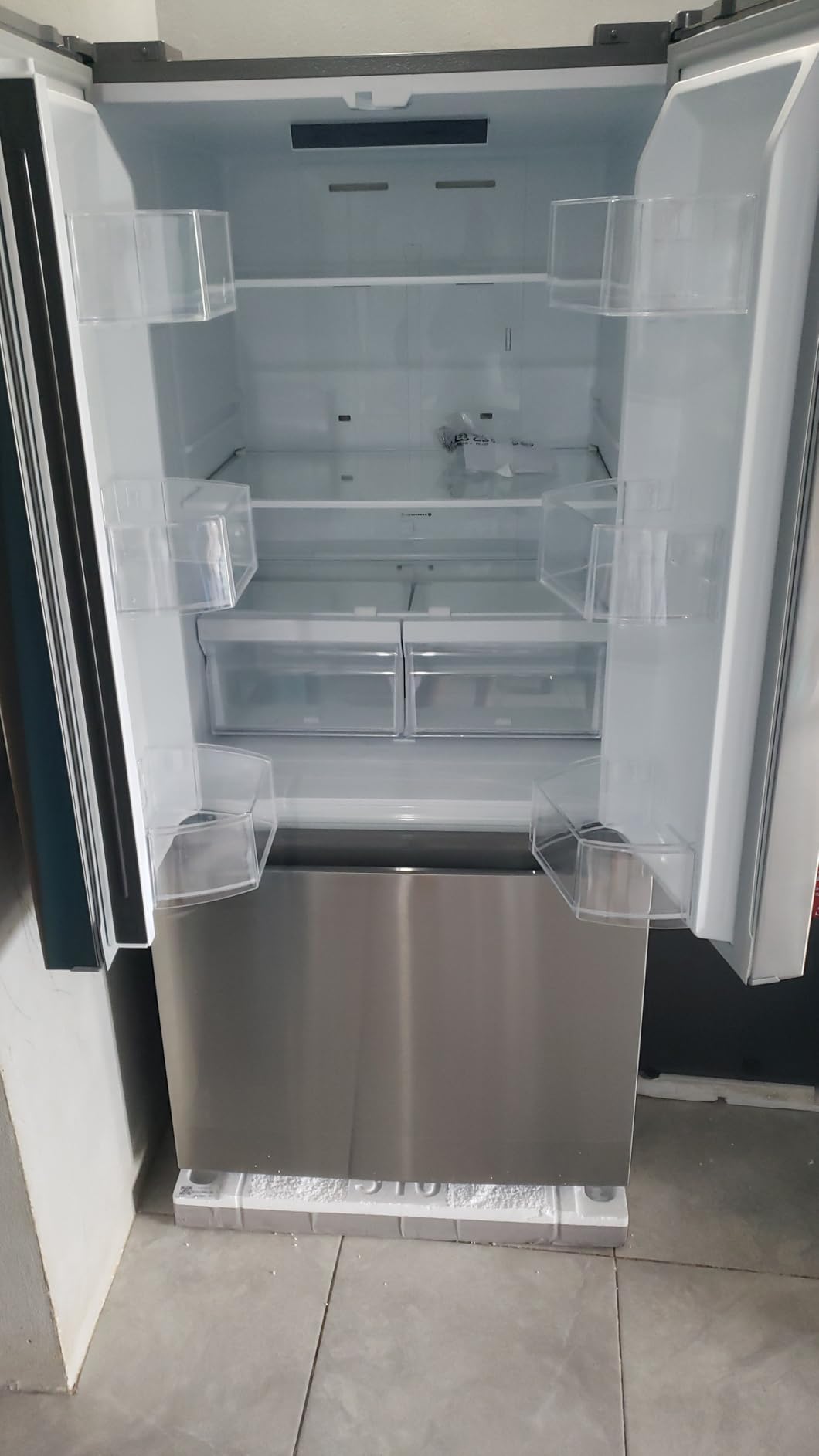 KoolMore 30 Inch 18 Cu Ft Top Freezer Refrigerator, Stainless Steel, Freestanding Full Size Fridge Freezer for Home Kitchen or Garage customer photo 1