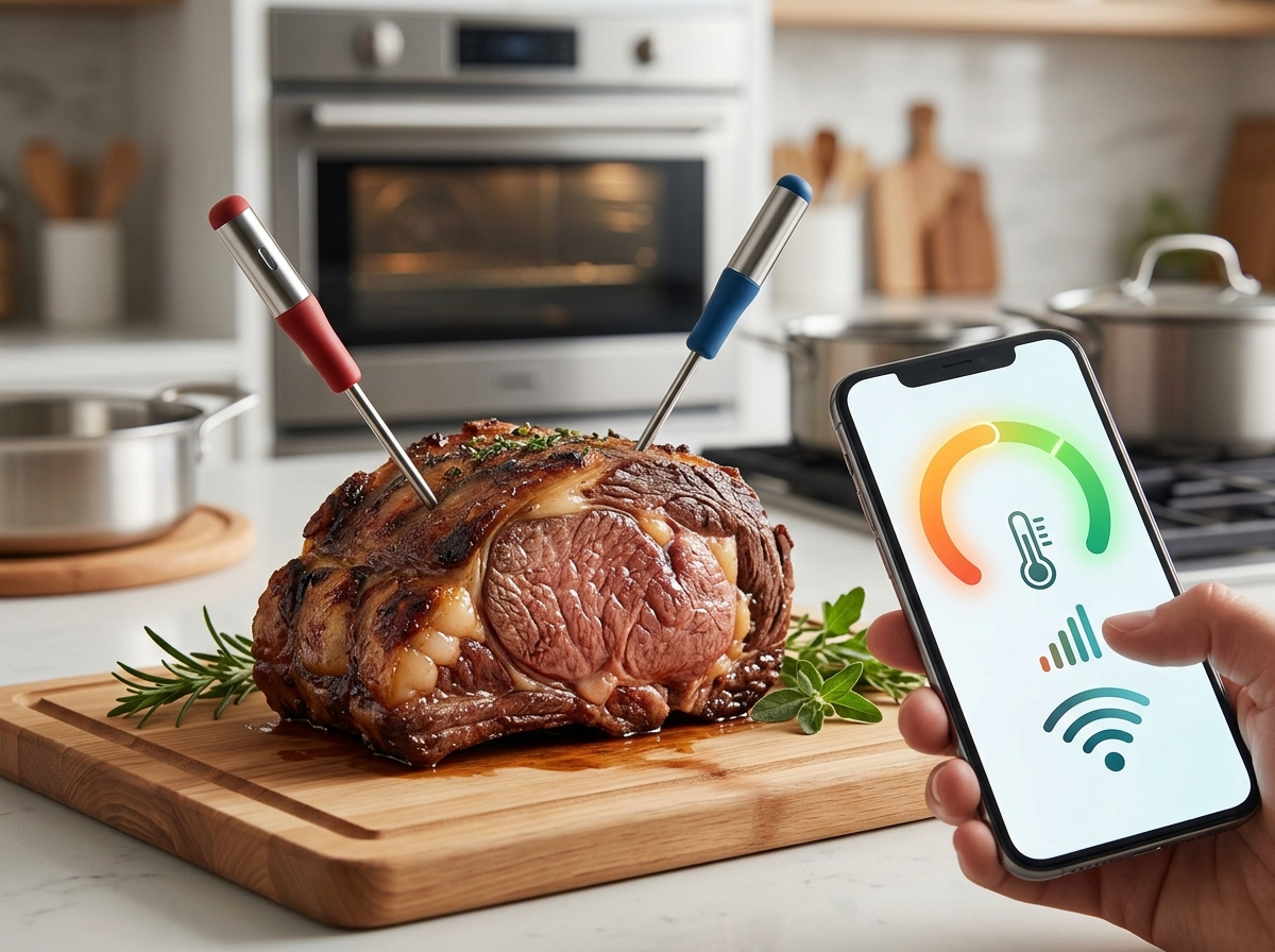 Best Smart Meat Thermometers with Wi-Fi Connectivity