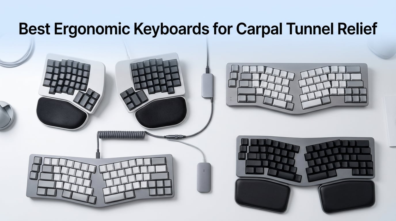 Best Ergonomic Keyboards for Carpal Tunnel Relief