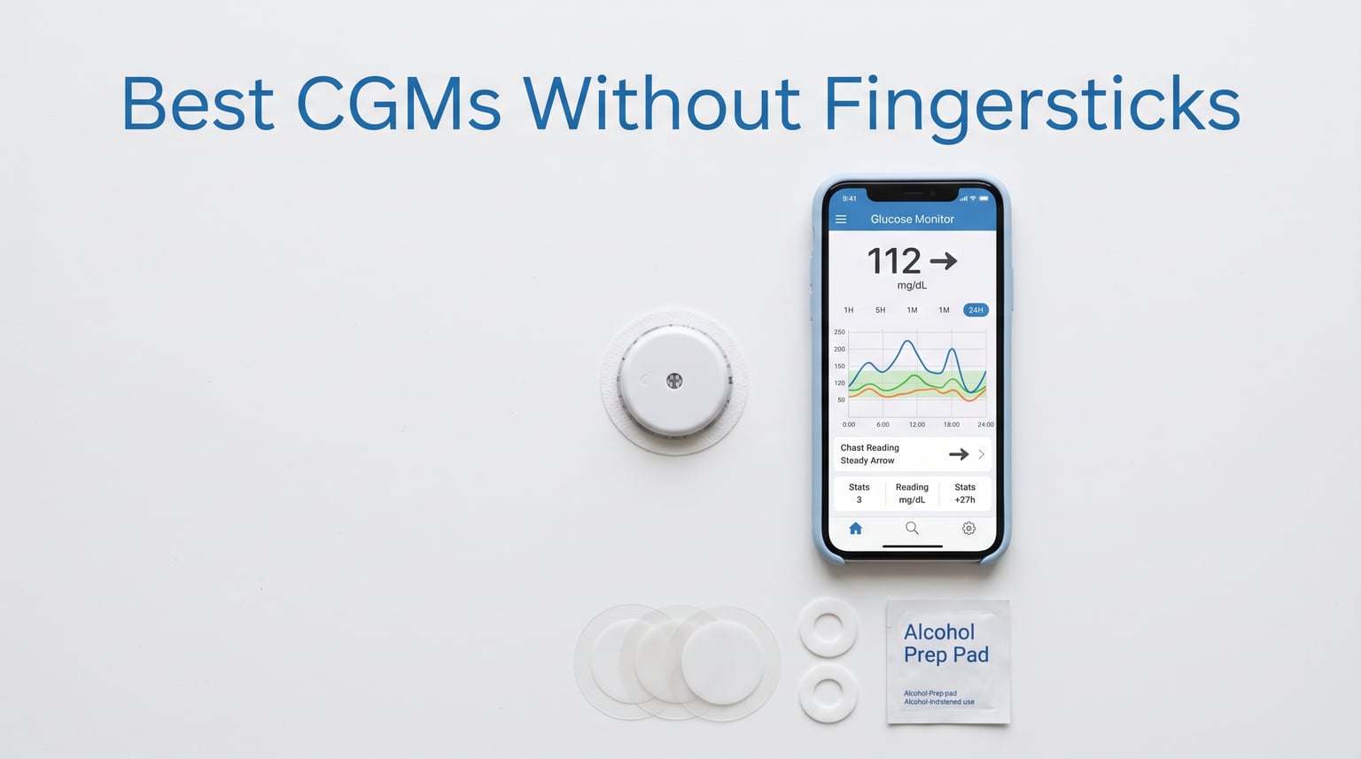 Best Continuous Glucose Monitors without Fingersticks