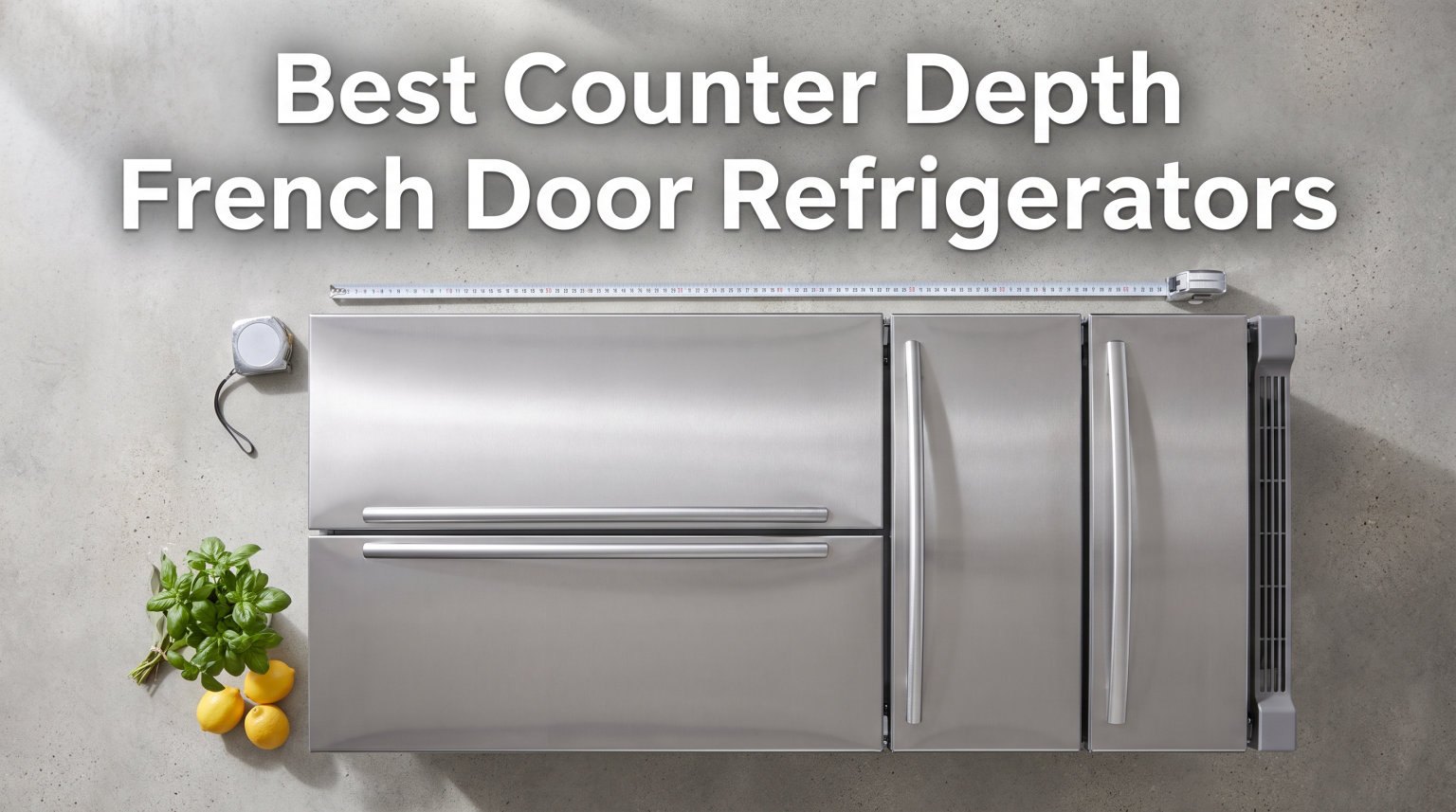 Best Counter Depth French Door Refrigerators