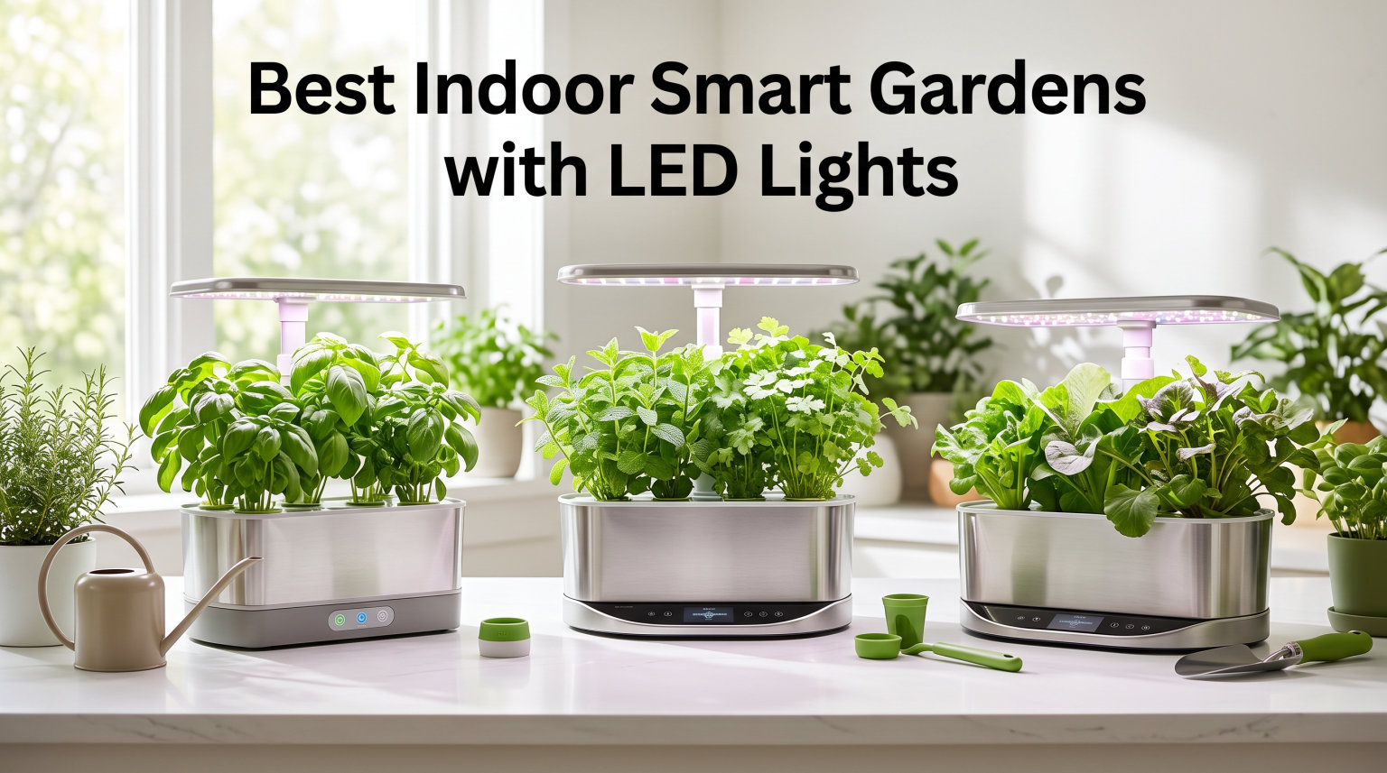 Best Indoor Smart Gardens with LED Lights