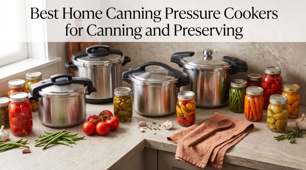 Best Home Canning Pressure Cookers for Canning and Preserving