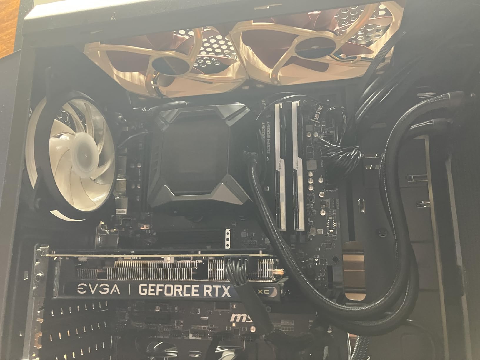 Noctua NF-A14 PWM, High-Performance Quiet Fan 140mm | High Airflow, Low Noise, 25mm Thick Fan, for Ventilation and Electronics Cooling, Rich Accessory Kit, 1500rpm 4-Pin PWM customer photo 1