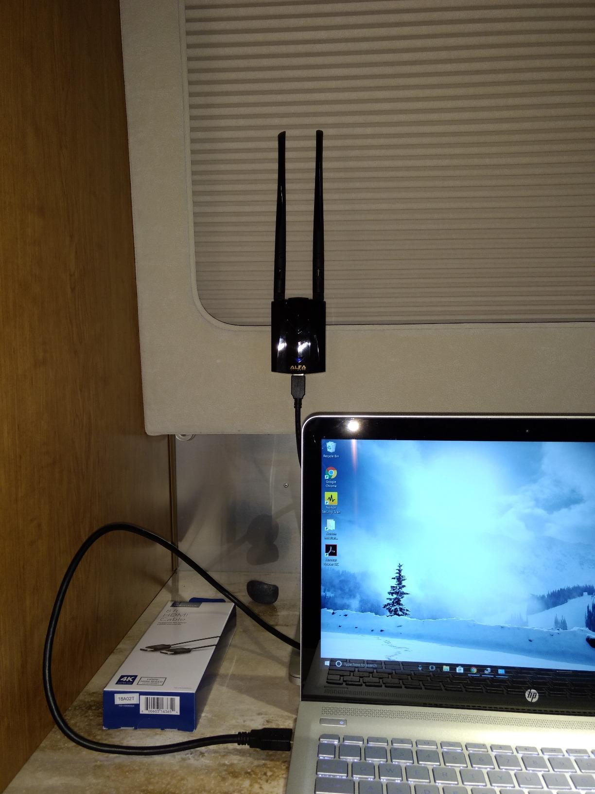 Alfa Long-Range Dual-Band AC1200 Wireless USB 3.0 Type-C Wi-Fi Adapter with 2x 5dBi External Antennas customer photo 1