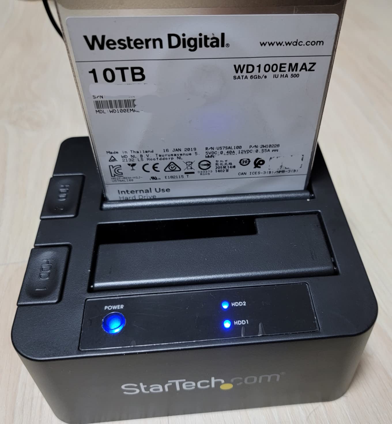StarTech.com Dual-Bay USB 3.1 to SATA Hard Drive Docking Station (SDOCK2U313) customer photo 2