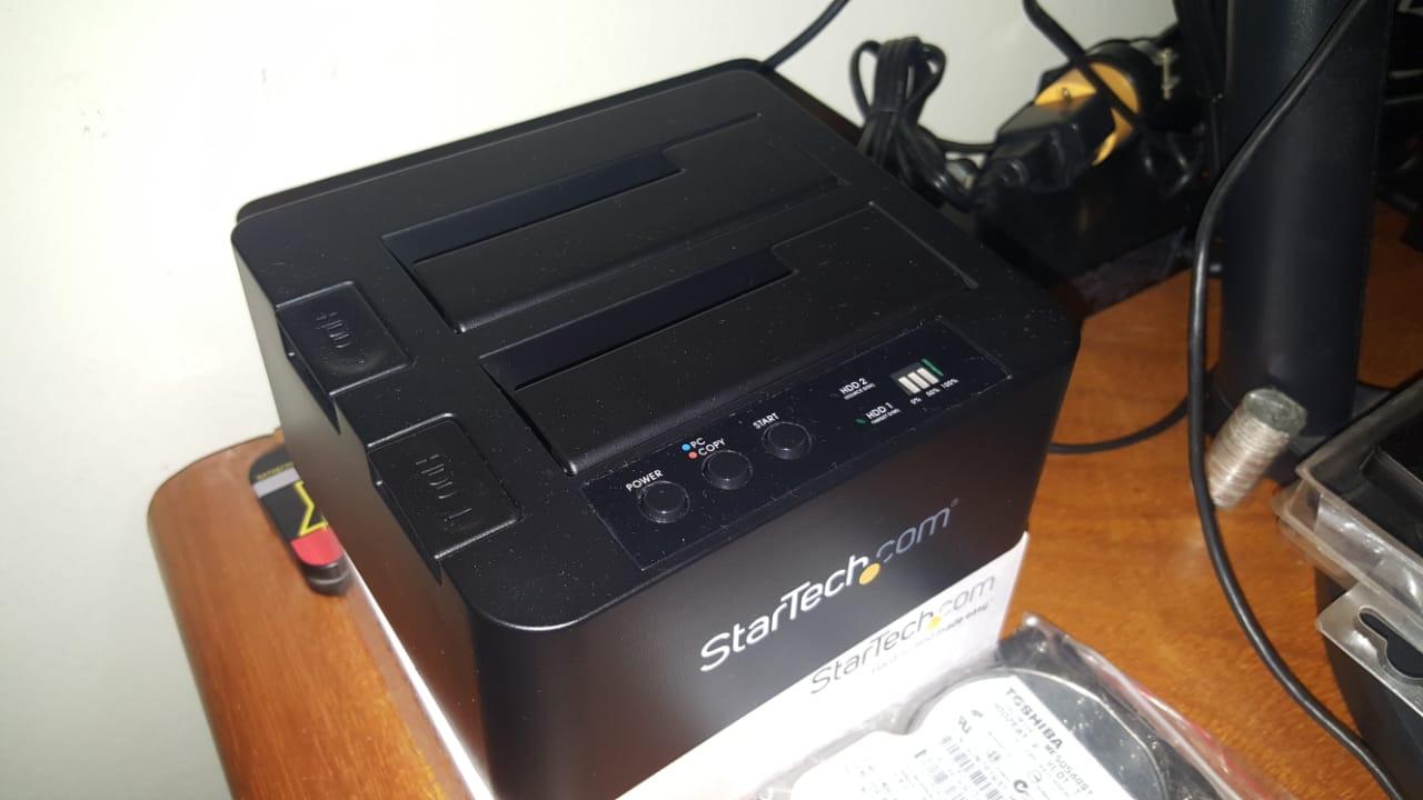 Sabrent USB-C SATA SSD/HDD Standalone Cloner Duplicator, SATA III 6Gbps, USB 3.2 Gen 2 10Gbps, Toolless customer photo 1