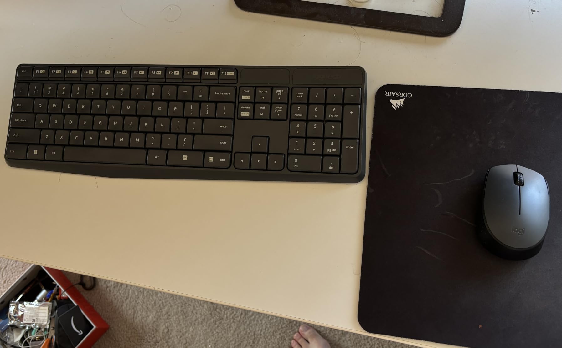 Logitech MK235 Full Size Wireless Keyboard and Mouse Combo customer photo 1