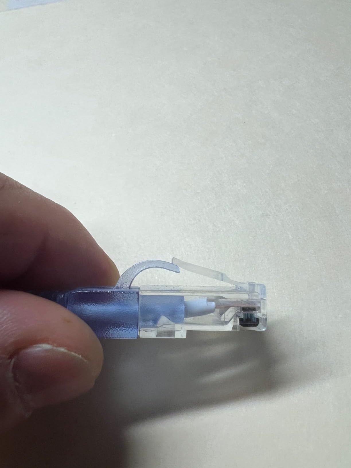 Monoprice Cat6A Ethernet Patch Cable - Snagless RJ45, 550Mhz, 10G, UTP, Pure Bare Copper Wire, 30AWG, 10-Pack, 7 Feet, Blue - SlimRun Series customer photo 2