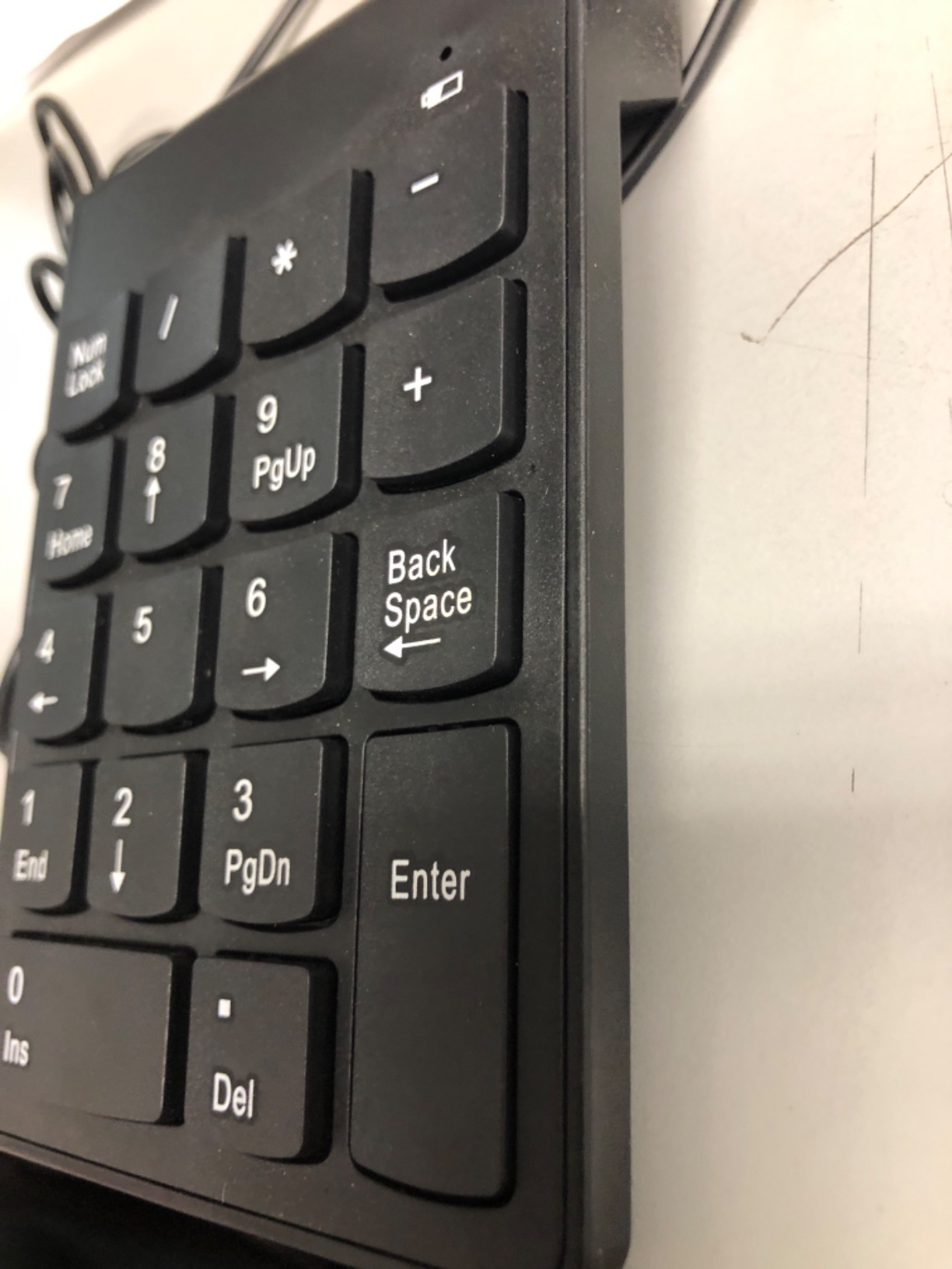 Kadaon Numeric Keypad, USB Keypad, USB 18 Key Number Numeric Keypad Keyboard for Laptop/Notebook PC Computer customer photo 1
