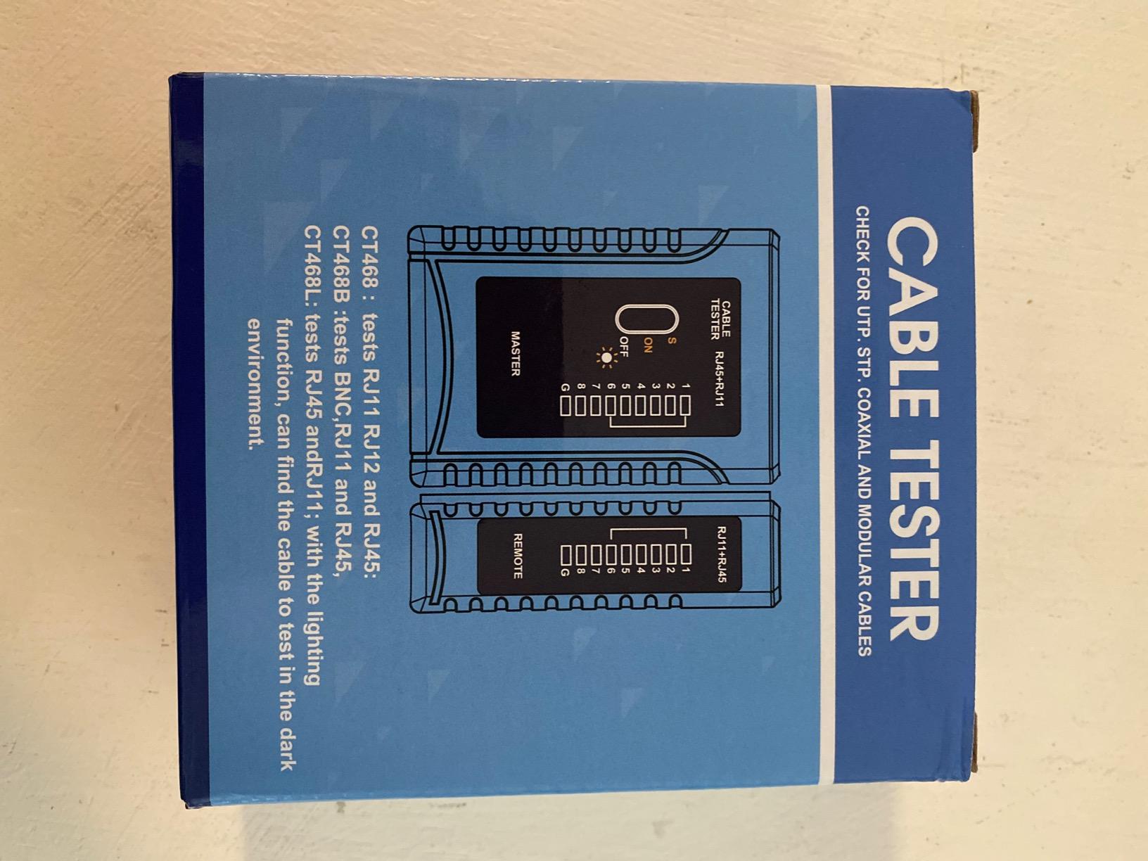 iMBAPrice - RJ45 Network Cable Tester for Lan Phone RJ45/RJ11/RJ12/CAT5/CAT6/CAT7 UTP Wire Test Tool customer photo 1