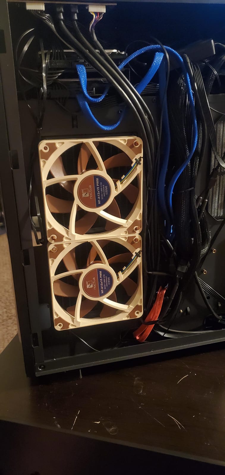 Noctua NF-A12x15 PWM, Premium Quiet Slim Fan, 4-Pin (120x15mm, Brown) customer photo 2