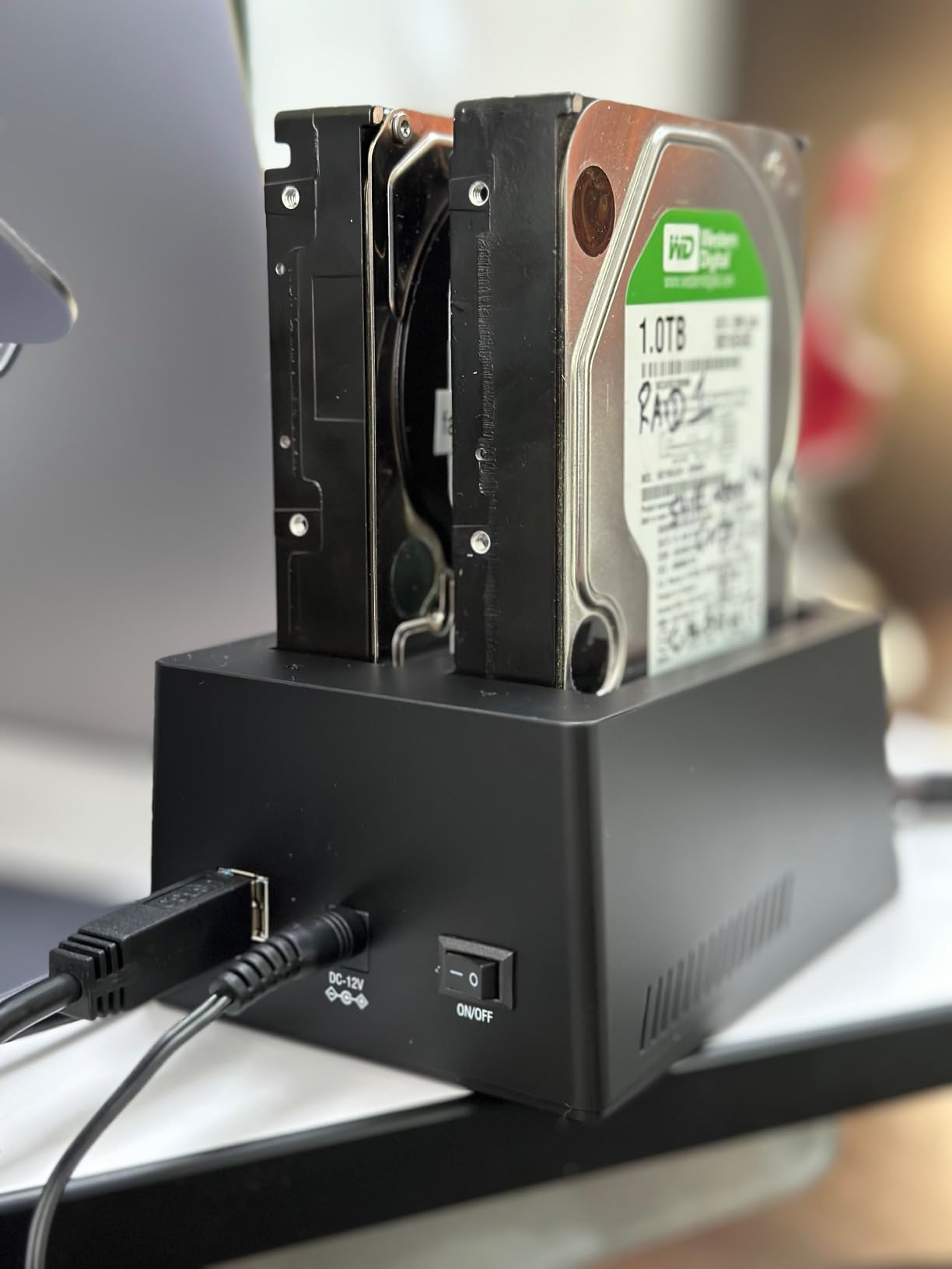 SABRENT USB 3.0 Dual Bay Hard Drive Docking Station & Cloner (EC-HD2B) customer photo 1