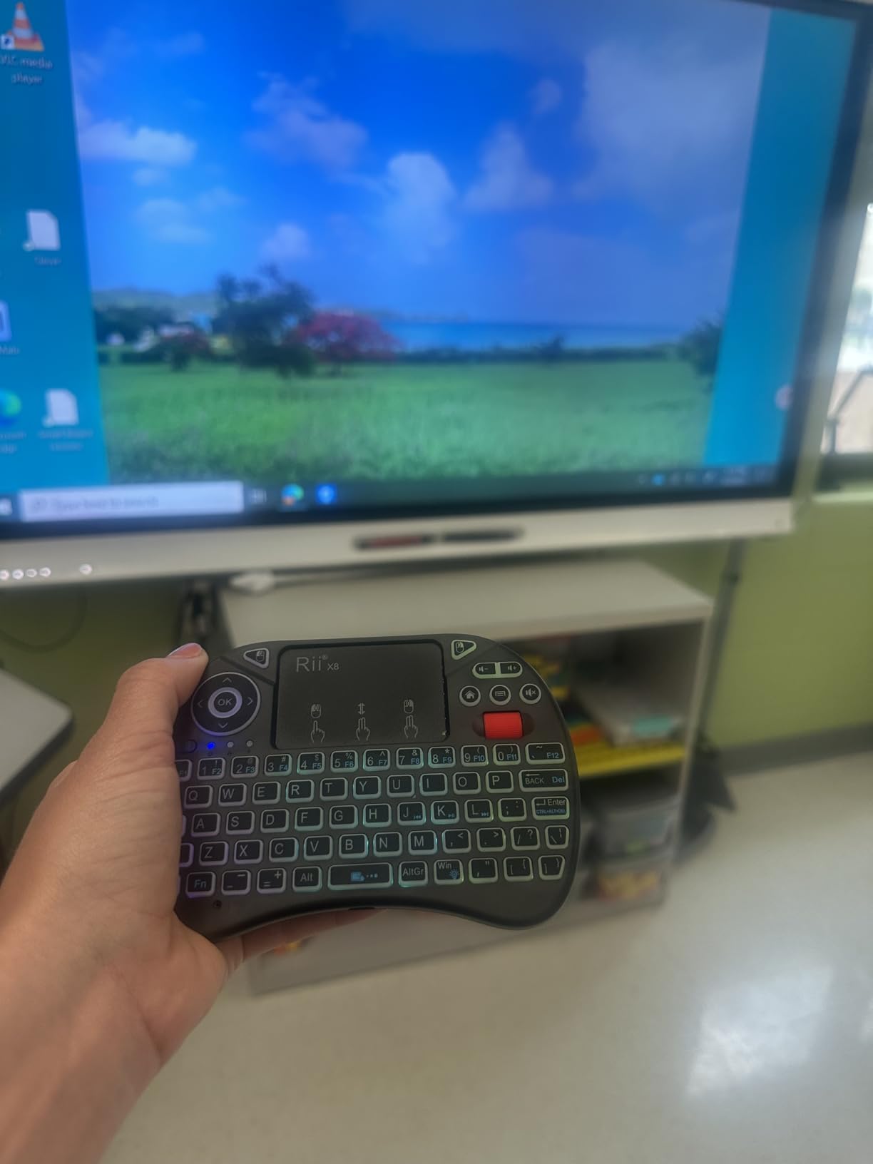 Rii X8 Mini Keyboard, 2.4G Wireless, with Touchpad Mouse for Android TV Box customer photo 1