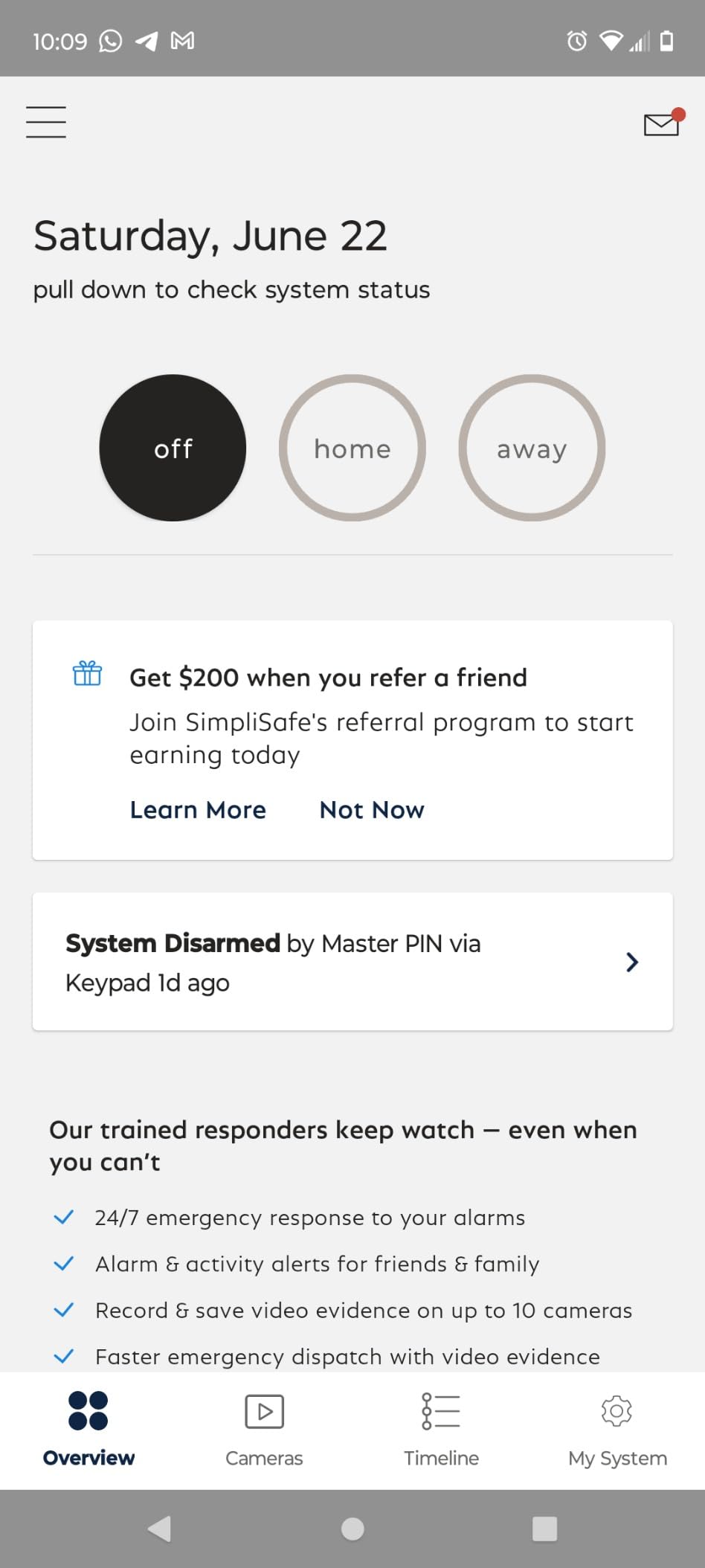 SimpliSafe 9 Piece Wireless Home Security System w/HD Camera - Optional 24/7 Professional Monitoring - No Contract - Compatible with Alexa and Google Assistant customer photo 2