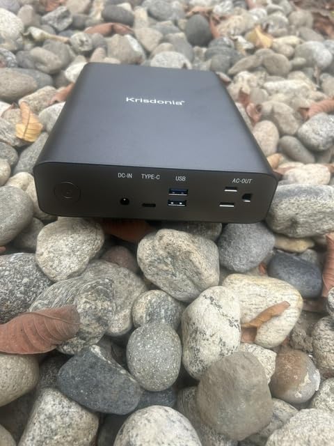 AC Outlet Portable Charger 60000mAh 110V/130W Laptop Power Bank with AC Outlet, 2 USB QC 3.0 and Type-C for Laptop, CPAP, Drone, Projector, Smartphone and Others customer photo 2