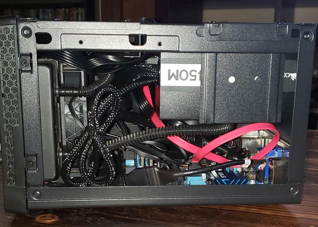 SilverStone Technology Ultra Compact Mini-ITX Computer Case with Mesh Front Panel Black (SST-SG13B-USA) customer photo 2