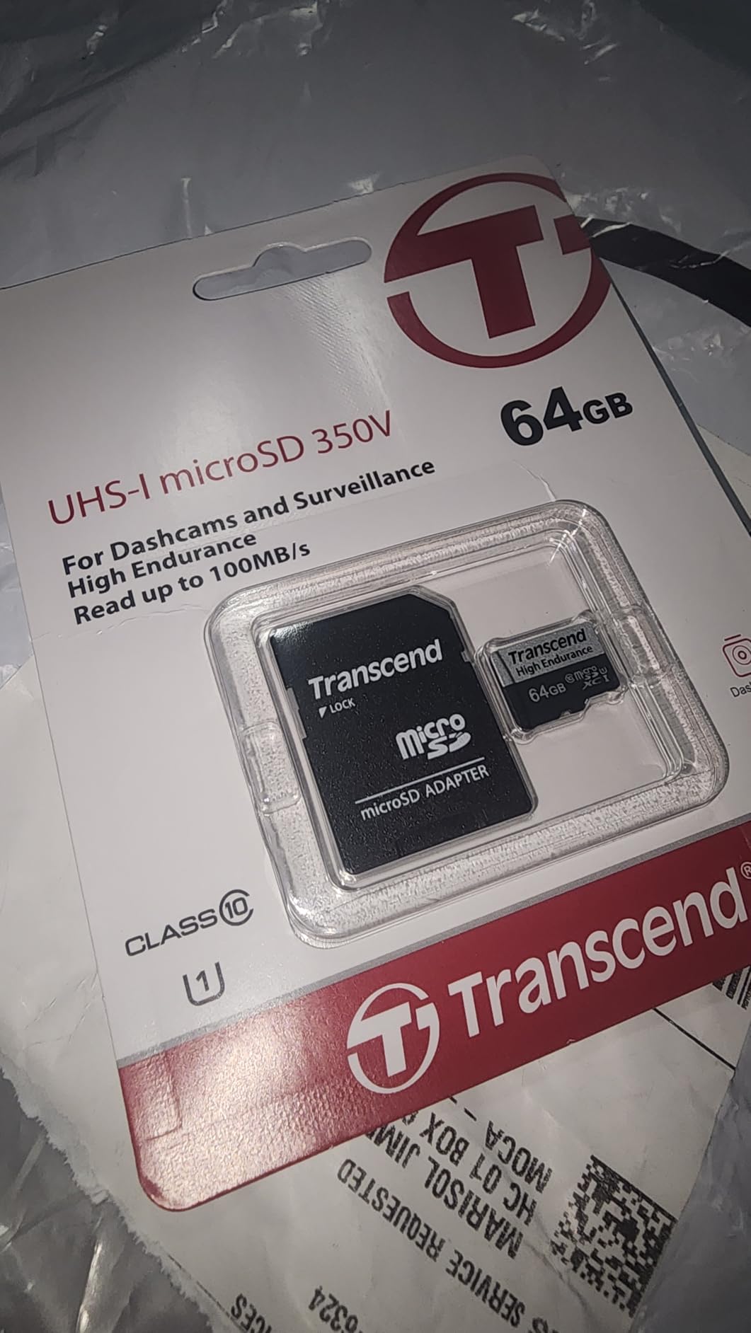 Transcend 128GB USD350V High Endurance microSD Card, 100MB/s, U3, C10, V30 - UHS-I microSDXC Memory Card with Adapter for Dashcam, Security Camera, Surveillance system customer photo 1