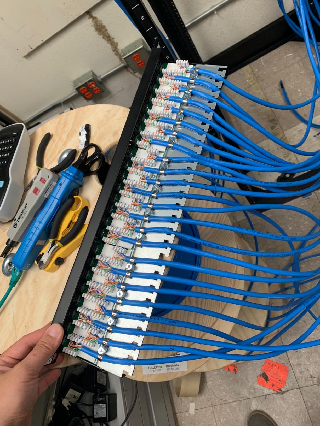 TRENDnet 8-Port Cat6A Shielded Patch Panel, TC-P08C6AS, Wall Mount Ready | 10G Ready, Cat5e, Cat6, Cat6A Compatible, Metal Housing, Color-Coded Labeling for T568A & T568B Wiring, Cable Management customer photo 2