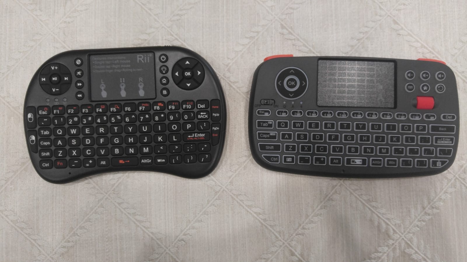Rii i4 Mini Bluetooth Keyboard with Touchpad, Blacklit Portable Wireless Keyboard with 2.4G USB Dongle for Smartphones, PC, Tablet, Laptop TV Box iOS Android Windows Mac customer photo 1