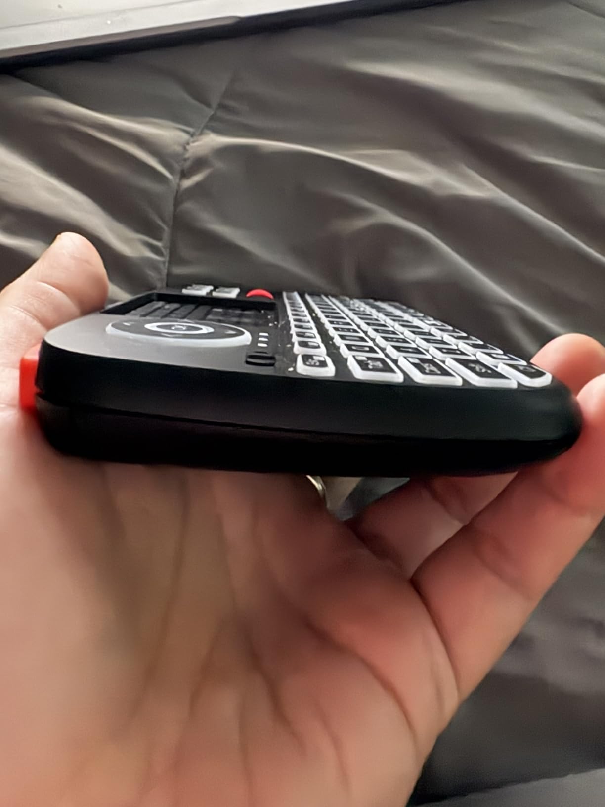 Rii i4 Mini Bluetooth Keyboard with Touchpad, Blacklit Portable Wireless Keyboard with 2.4G USB Dongle for Smartphones, PC, Tablet, Laptop TV Box iOS Android Windows Mac customer photo 2