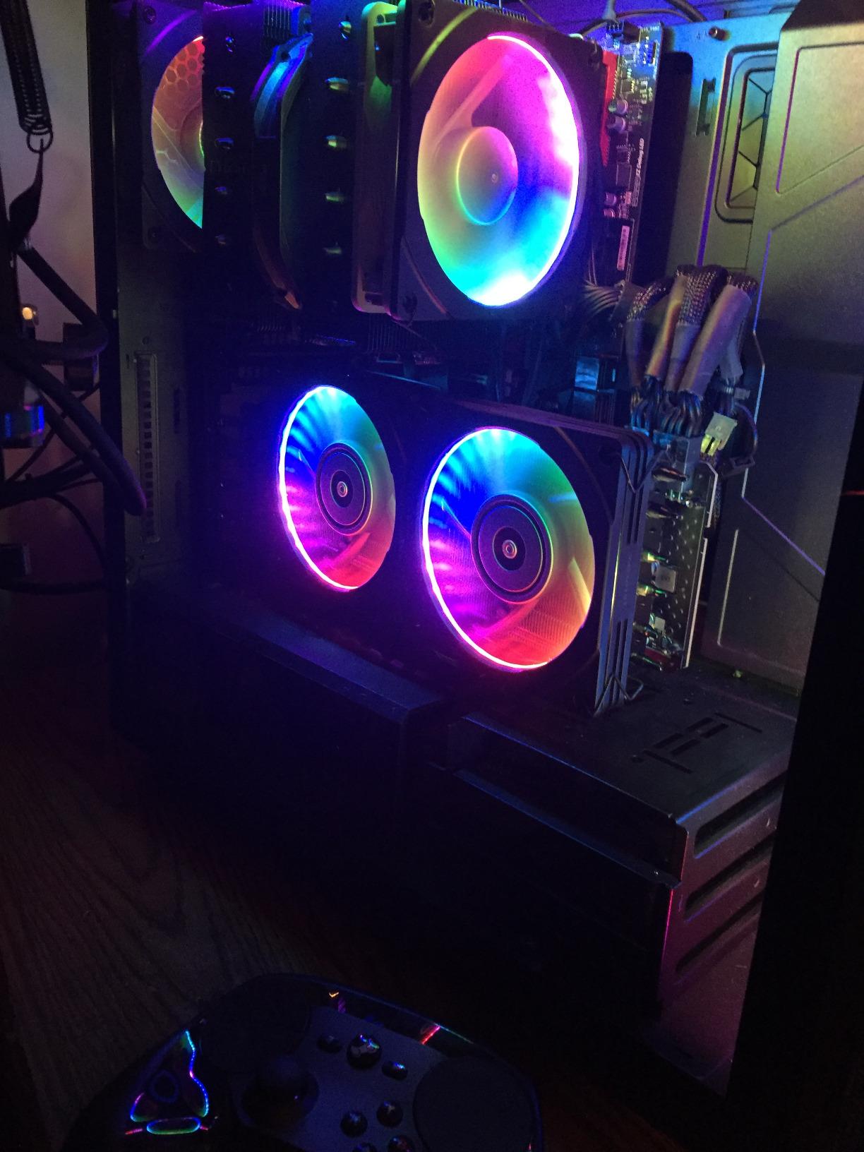 Noctua NF-A12x15 PWM chromax.Black.swap, High-Performance Quiet Fan 120mm, 15mm Slim Fan, 1850rpm 4-Pin PWM customer photo 1