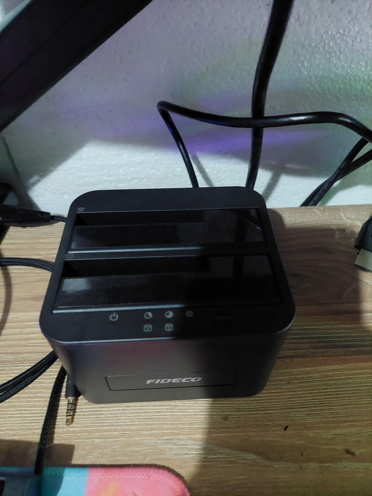 FIDECO External Hard Drive Docking Station, Dual Bay with Offline Clone and UASP customer photo 2