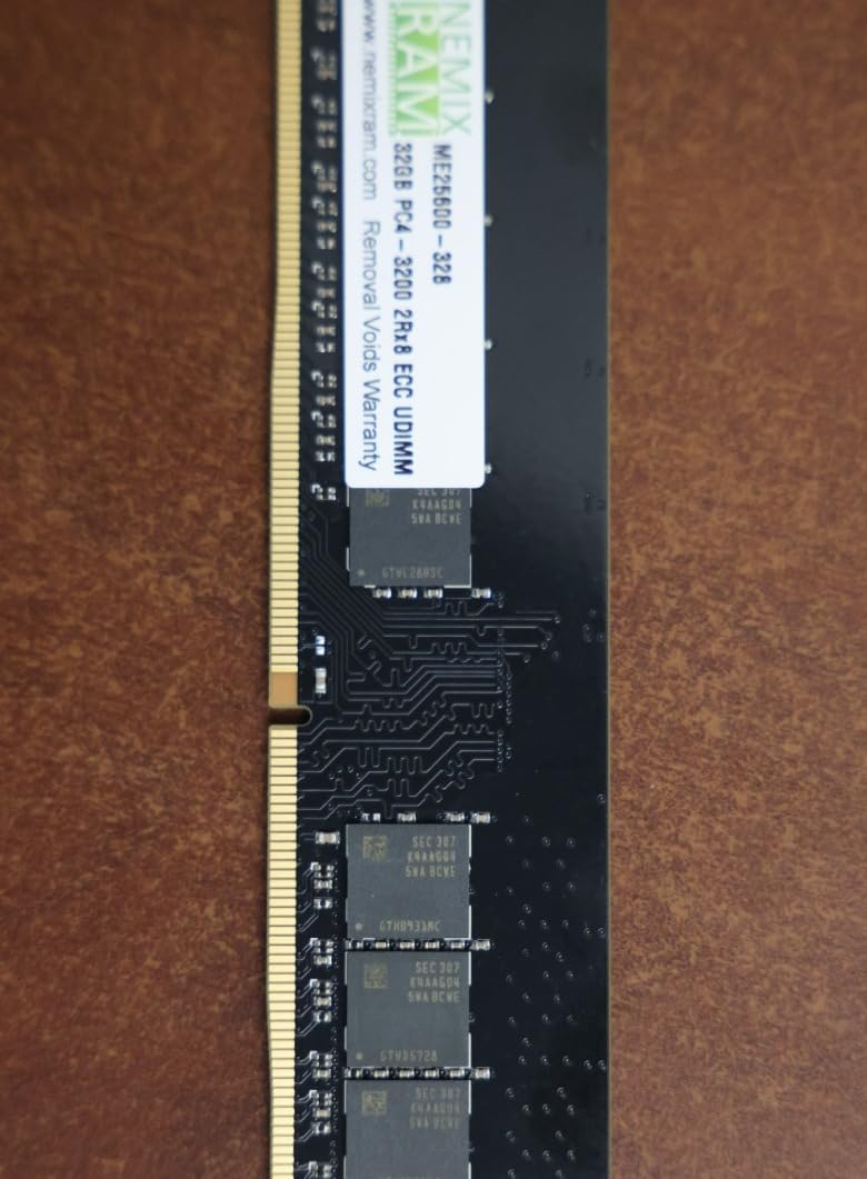 NEMIX RAM 64GB (2X32GB) DDR4 3200MHz PC4-25600 2Rx8 1.2V CL22 288-PIN ECC Unbuffered UDIMM KIT customer photo 2