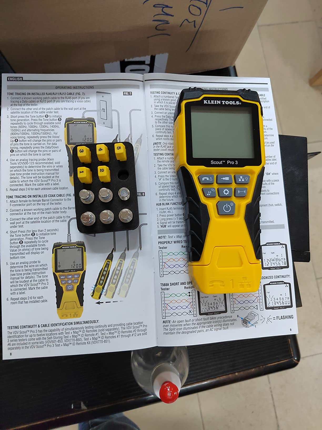 Klein Tools VDV501-851 Cable Tester Kit with Scout Pro 3 for Ethernet / Data, Coax / Video and Phone Cables, 5 Locator Remotes customer photo 2