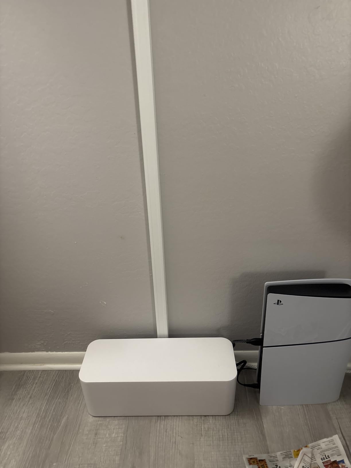 YECAYE Cable Management Box, White, XL+M, 2 Pack customer photo 1