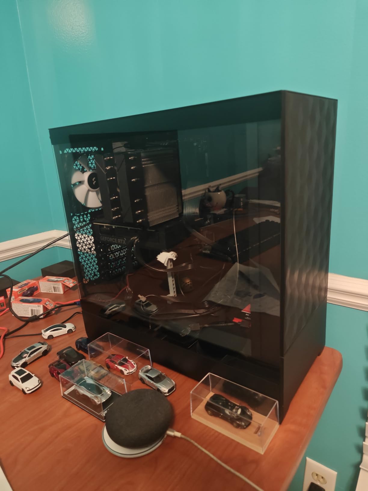 Fractal Design Pop Air RGB Black Tempered Glass Clear Tint | High-Airflow mATX/ATX/ITX Case with 3x 120mm ARGB Fans customer photo 1