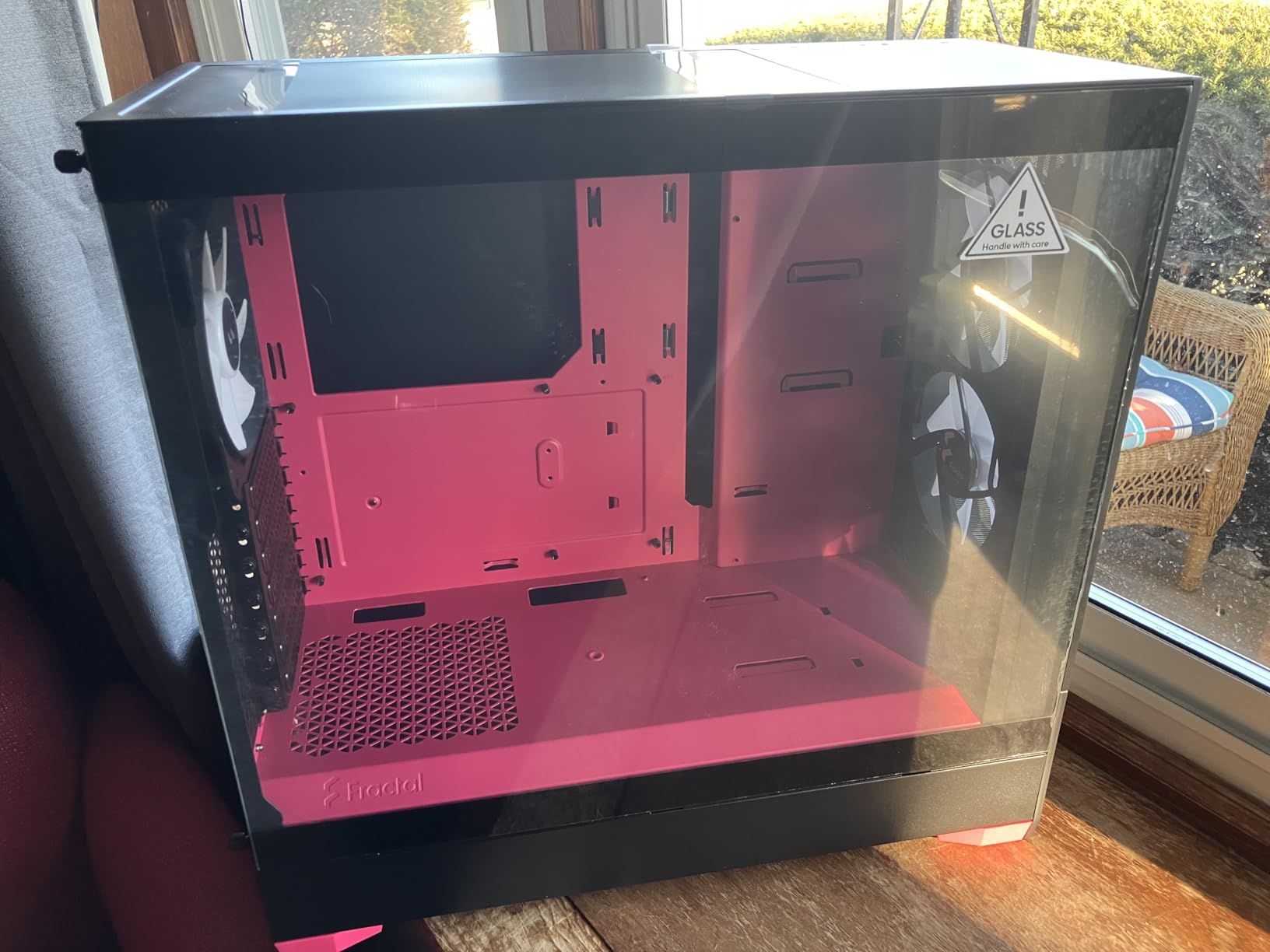 Fractal Design Pop Air RGB Black Tempered Glass Clear Tint | High-Airflow mATX/ATX/ITX Case with 3x 120mm ARGB Fans customer photo 2