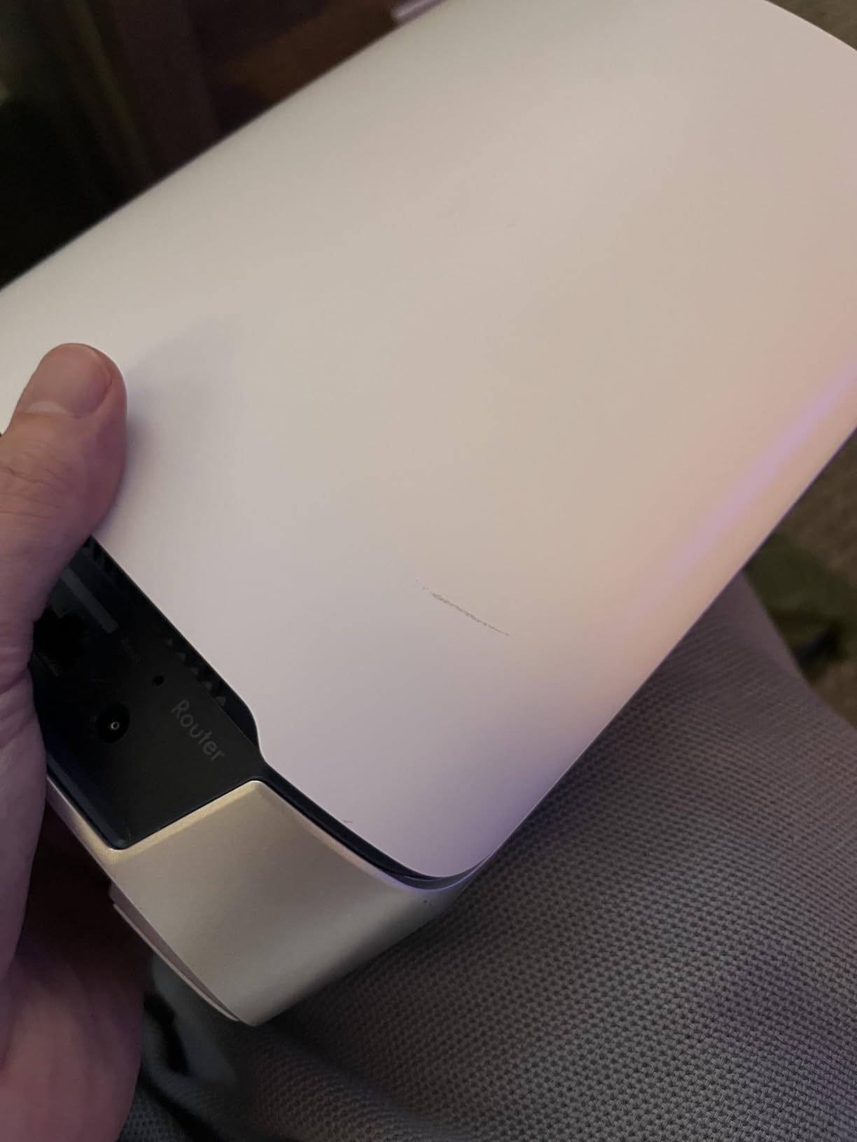 NETGEAR Orbi Whole Home Tri-Band Mesh WiFi 6 System (RBK753) - Router with 2 Satellite Extenders | Coverage up to 7,500 sq. ft. and 40+ Devices | AX4200 (Up to 4.2Gbps) customer photo 2