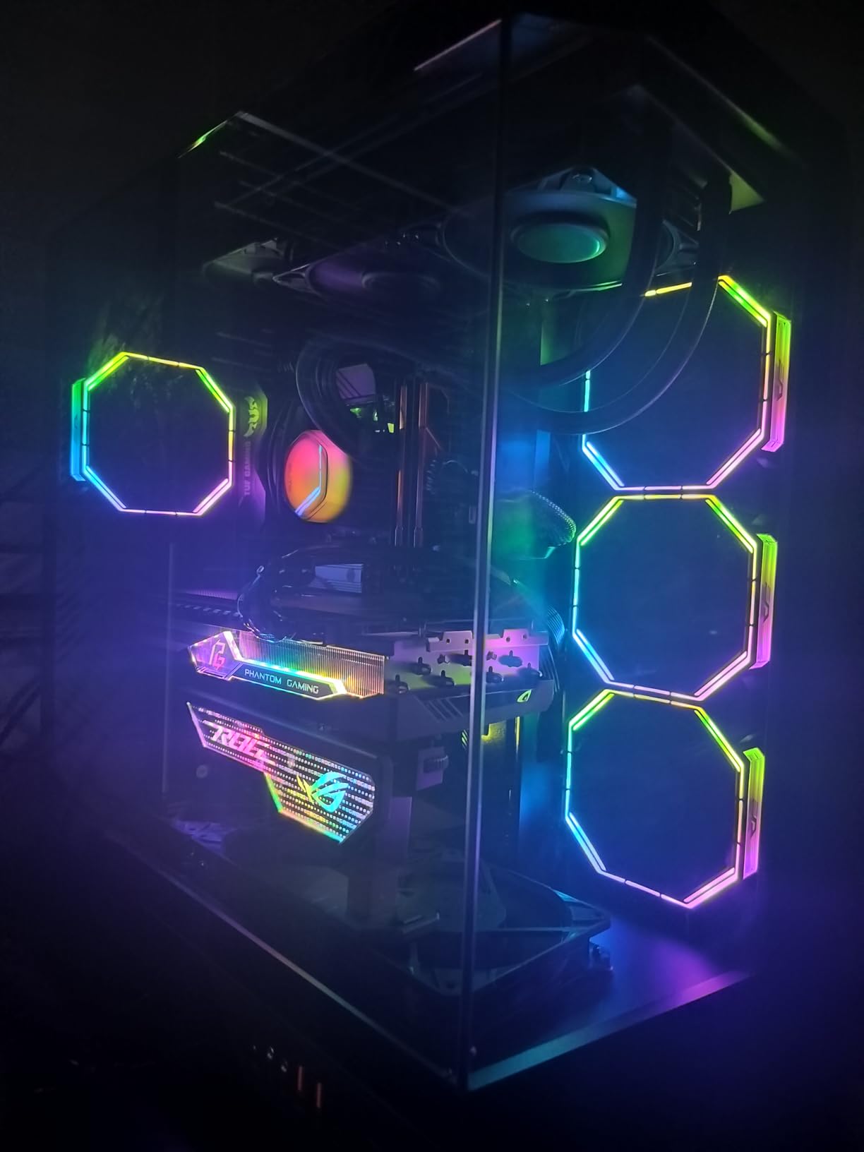 Cooler Master Elite Liquid 240 AIO Liquid CPU Cooler, ARGB | AMD AM5/AM4 & Intel LGA1851/1700 Support Cooler, 240mm, Dual-Chamber Pump, 2x Low-Noise ARGB PWM Fans, Easy Installation customer photo 2