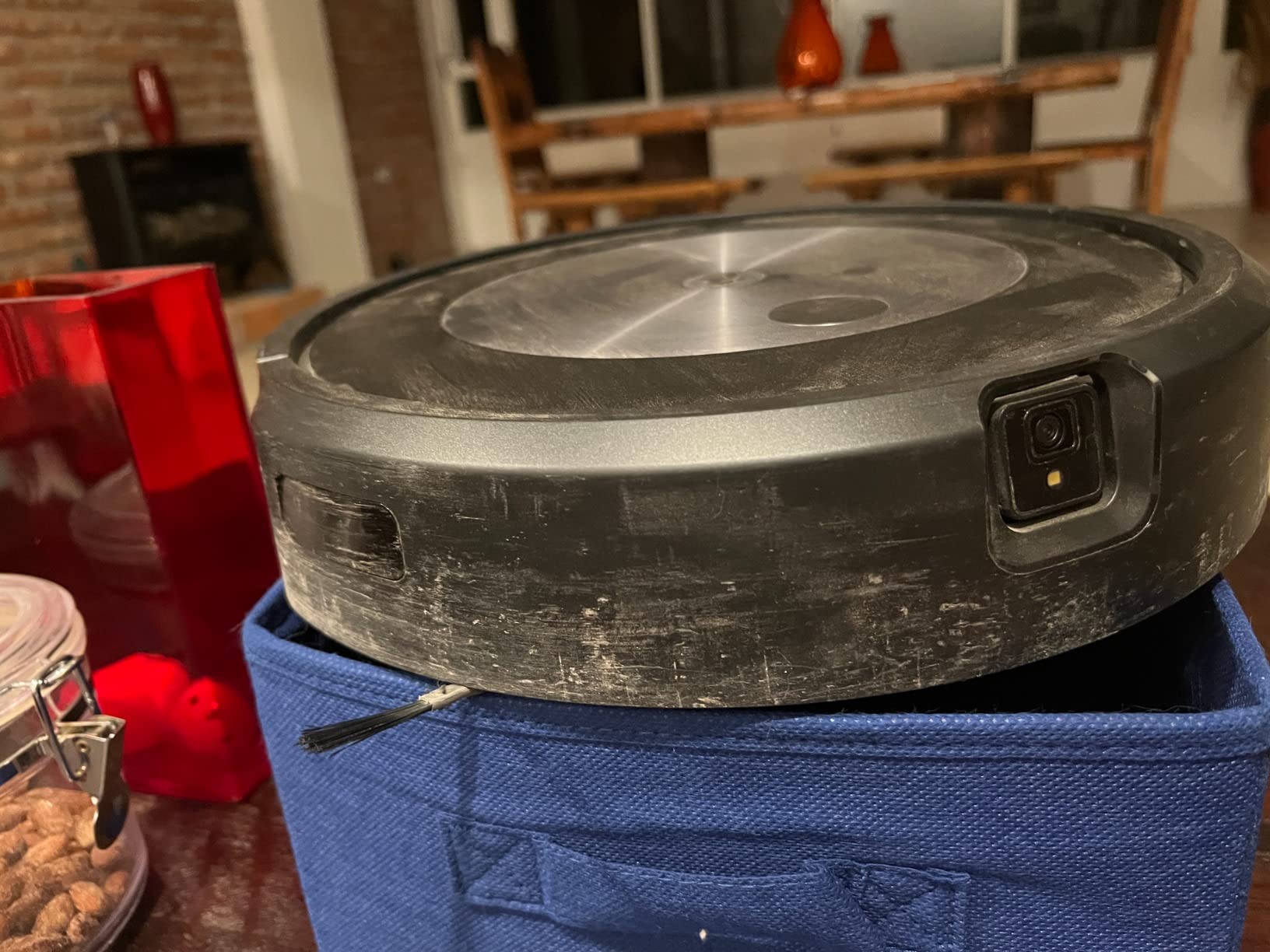 iRobot Roomba j7 (7150) Wi-Fi Connected Robot Vacuum - Identifies and Avoids Obstacles Like Pet Waste & Cords, Smart Mapping, Works with Alexa, Ideal for Pet Hair, Carpets, Hard Floors customer photo 1