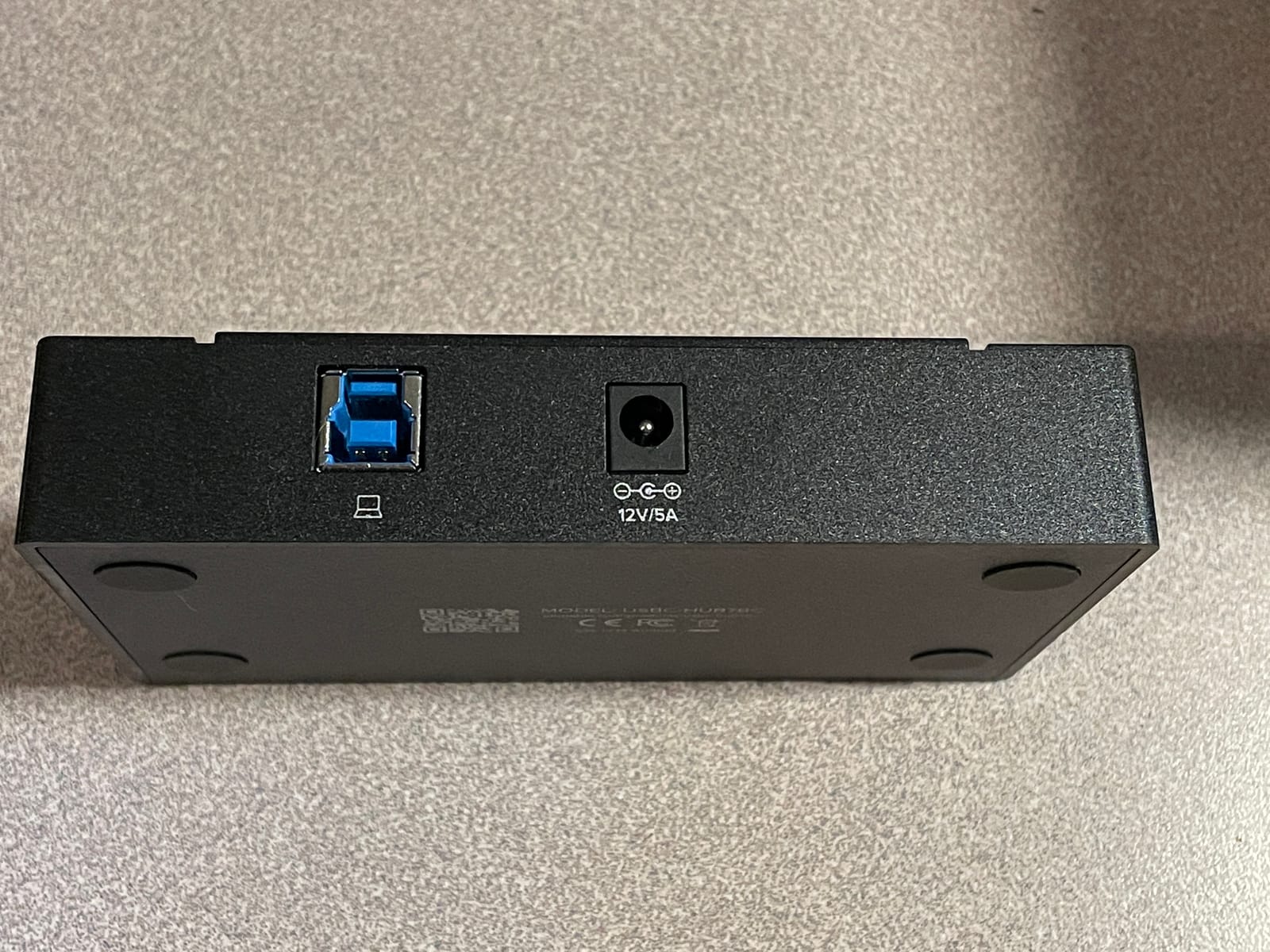 Plugable 7-in-1 USB Powered Hub for Laptops with USB-C or USB 3.0 - 60W Power Adapter customer photo 1
