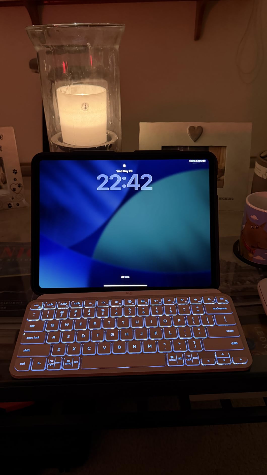 Logitech MX Keys Mini Minimalist Wireless Illuminated Keyboard - Graphite customer photo 2