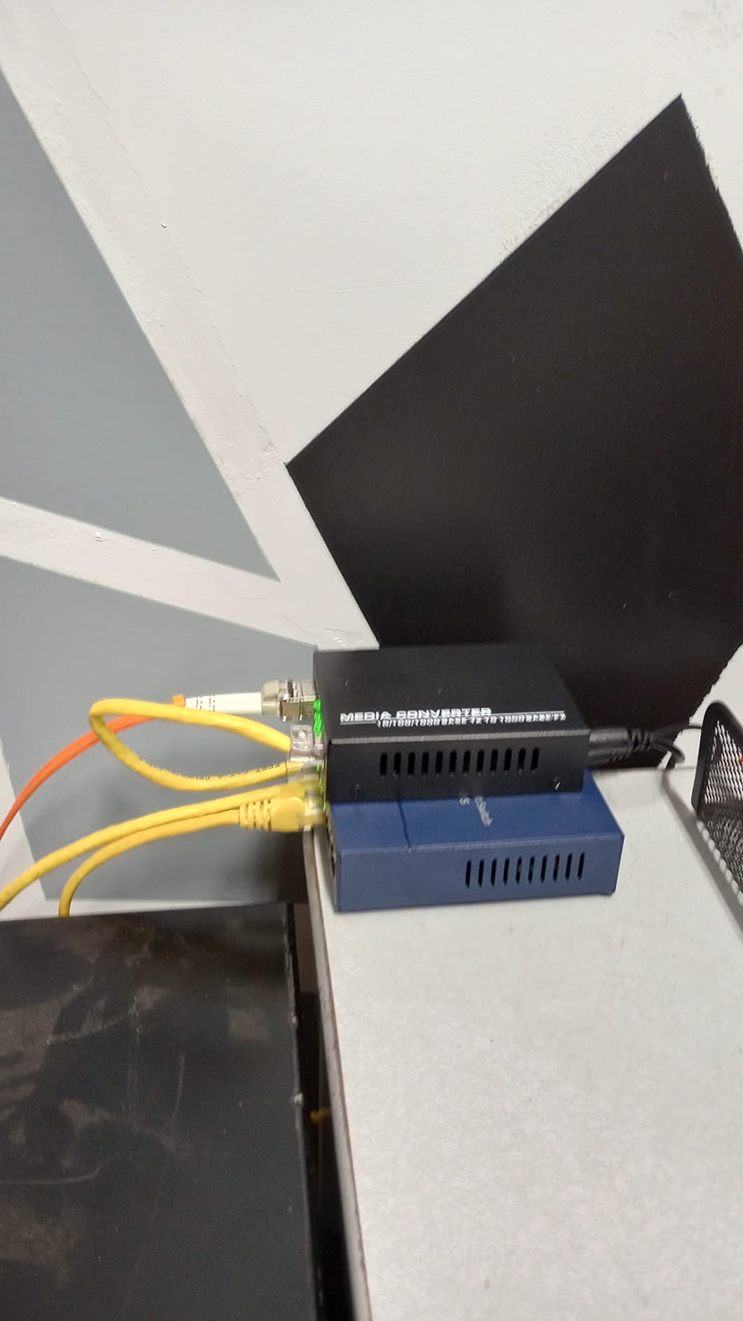 A Pair of 1.25G/s Bidi Gigabit Multi-Mode Fiber Ethernet Media Converter with 2PCS Bidi SFP LC Dual Transceiver Module Included, 10/100/1000Base-Tx to 1000Base-SX SMF RJ45 to SFP Slot up to 550M customer photo 2