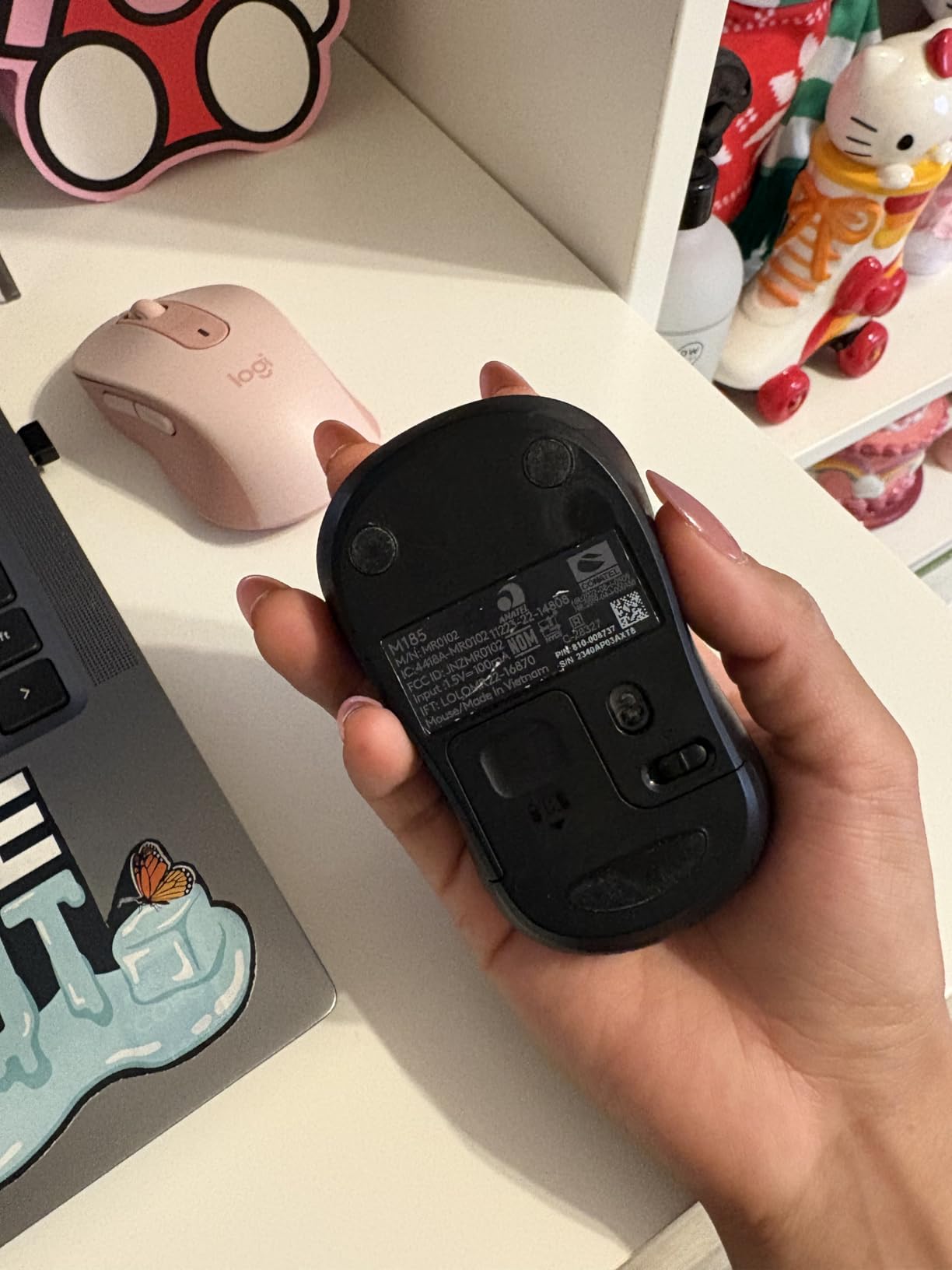 Logitech Signature M650 Wireless Mouse Small to Medium Sized Hands - Rose customer photo 1
