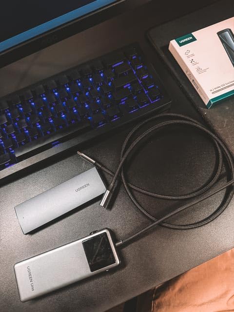 UGREEN SSD Enclosure Tool-Free USB C External 10Gbps M.2 NVMe to USB | Adapter/Reader Supports M and B&M Keys and Size 2230/2242 /2260/2280 SSDs customer photo 2