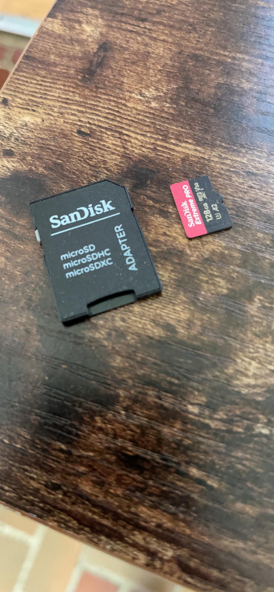 Sandisk SDSQXCD-128G-GN6MA Extreme Pro Microsdxc 128gb+sd Flsh Adapter 200mb/s 90mb/s A2 C10 V30 U customer photo 2