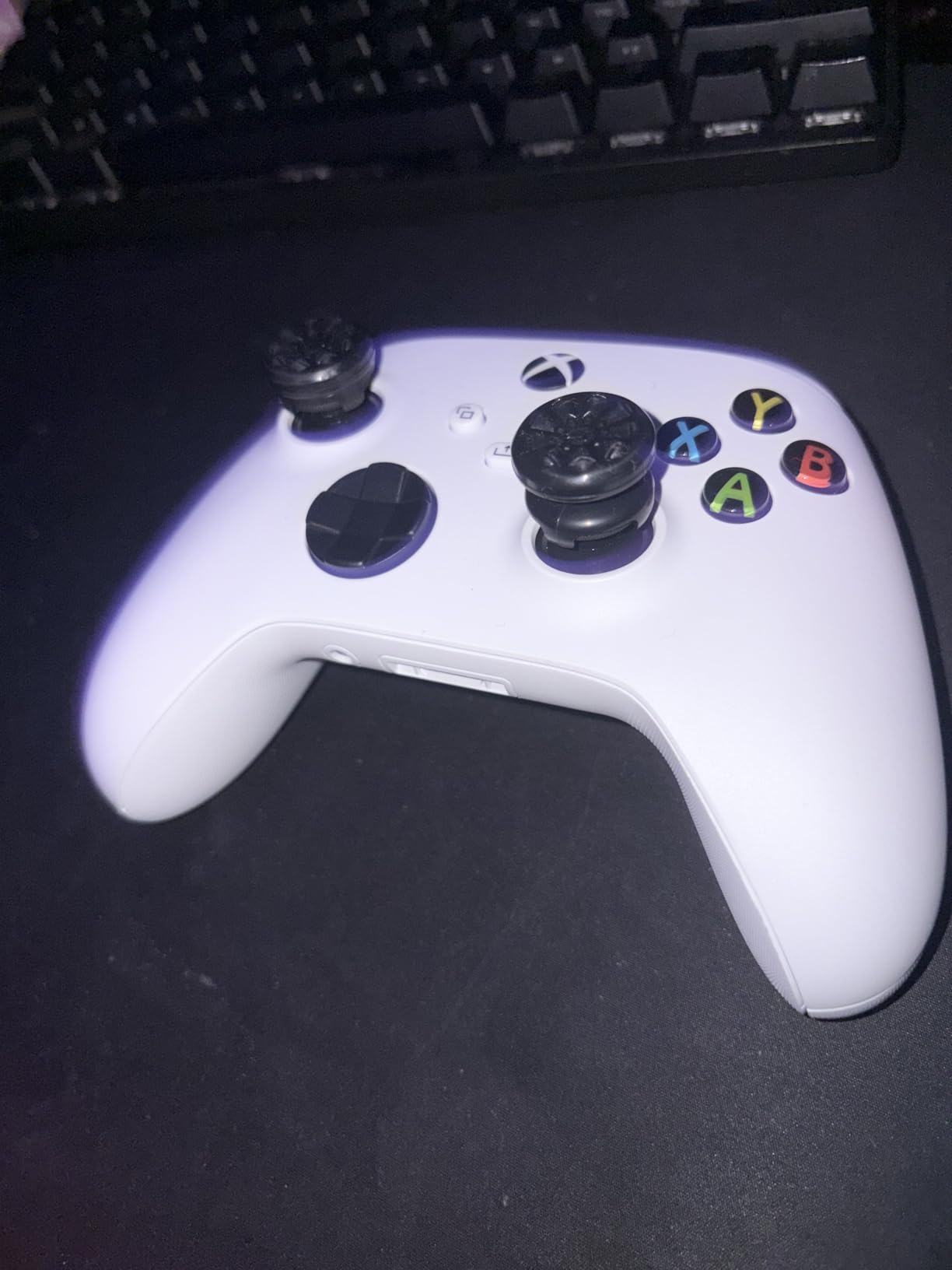 KontrolFreek FPS Freek Galaxy Black for Xbox One and Xbox Series X Controller | 2 Performance Thumbsticks | 1 High-Rise, 1 Mid-Rise | Black (Limited Edition) customer photo 1
