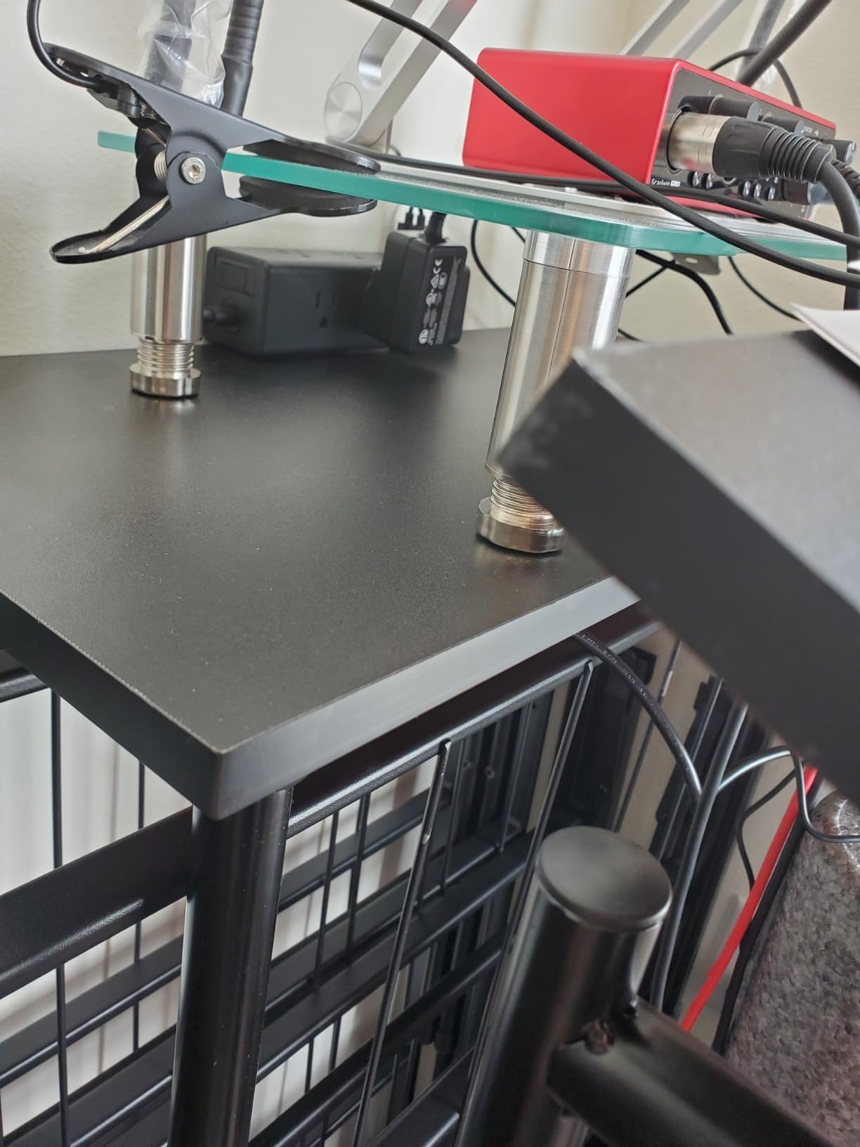 CCCEI Desk Clamp Power Strip with 9 Outlets, Desktop Edge Mount Surge Protector with USB-A and USB-C Ports, Widely Spaced Desk Outlet Fast Charging Station, 6 FT Flat Plug, Fit 1.6 inch Table customer photo 2