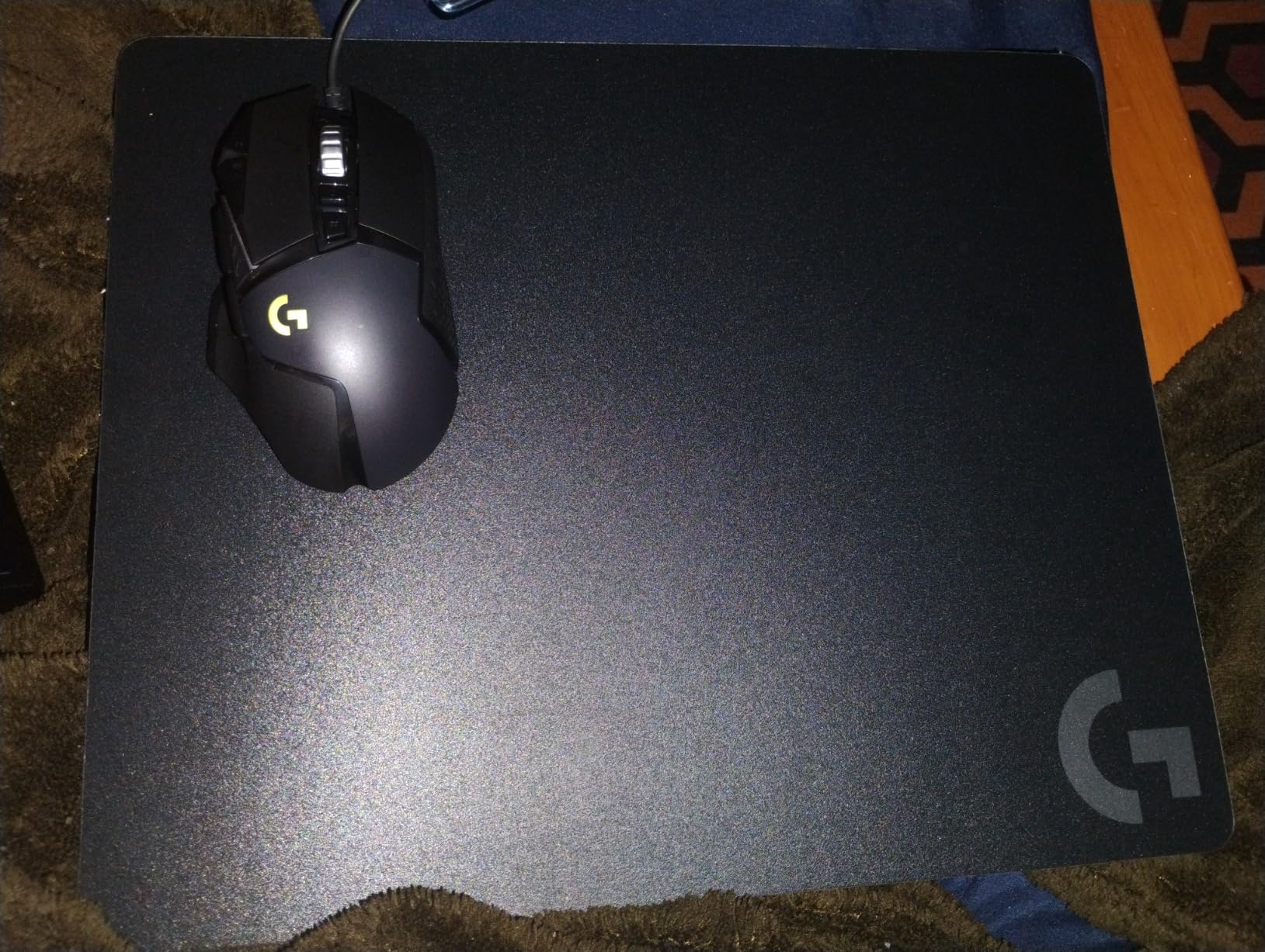 Logitech G440 Hard Gaming Mouse Pad (340x280x5) - Black | Optimized for gaming sensors, moderate surface, non-slip mat customer photo 2