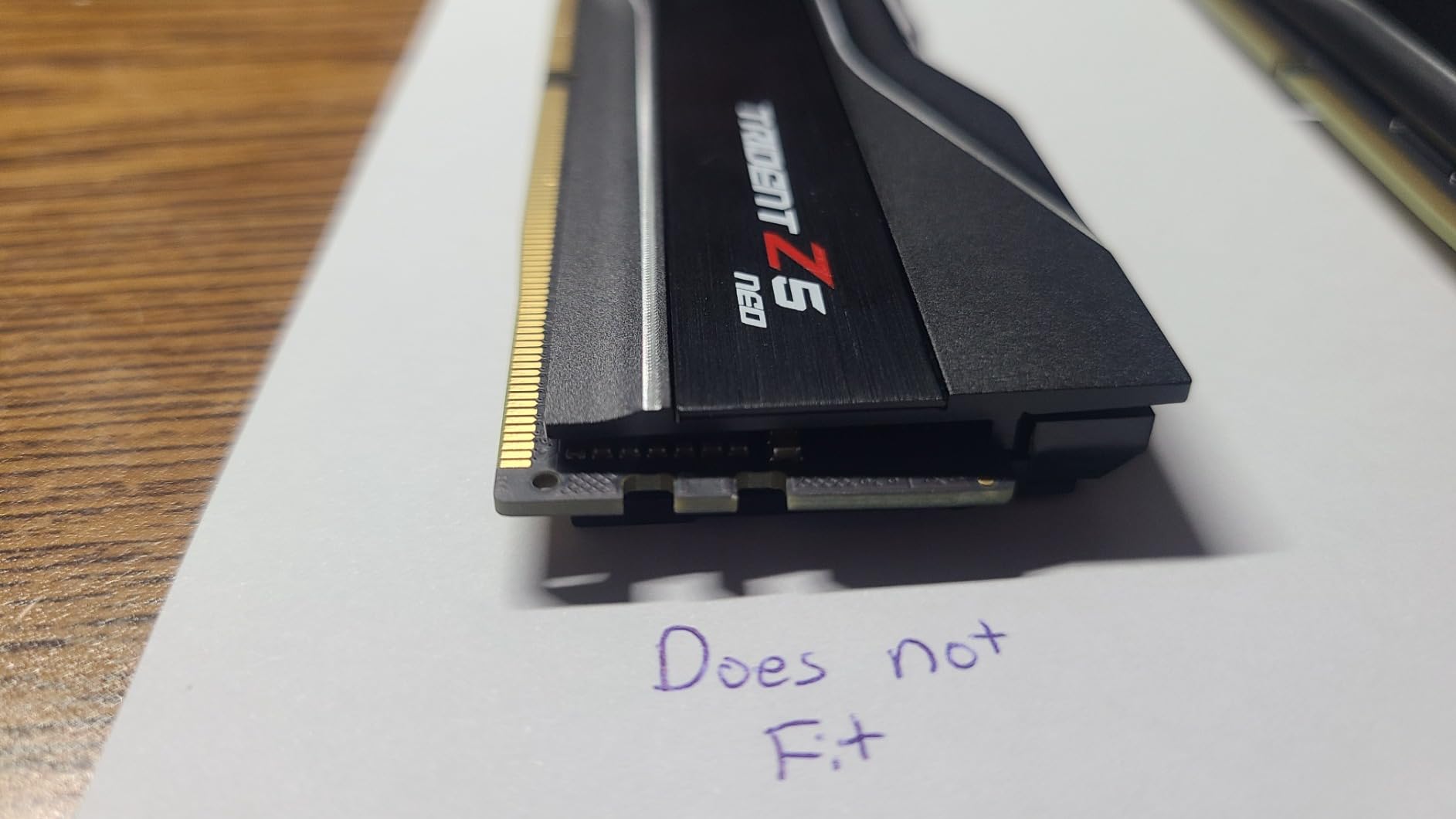 G.SKILL Trident Z5 Neo Series DDR5 RAM (AMD EXPO) 64GB (2x32GB) 6000MT/s CL30-40-40-96 1.40V Desktop Computer Memory U-DIMM - Matte Black (F5-6000J3040G32GX2-TZ5N) customer photo 2