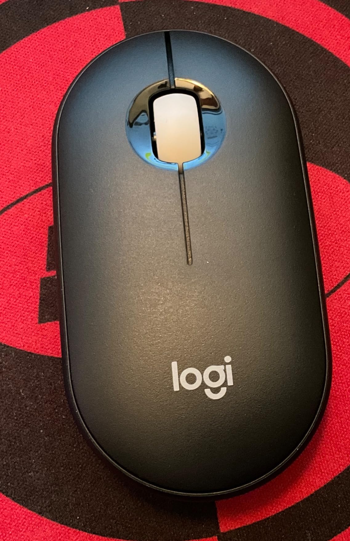 Logitech M350s Pebble 2 Bluetooth Wireless Mouse - Black | Slim, portable, lightweight, customizable button, quiet clicks, easy-switch for Windows, macOS, iPadOS, Android, Chrome OS customer photo 1