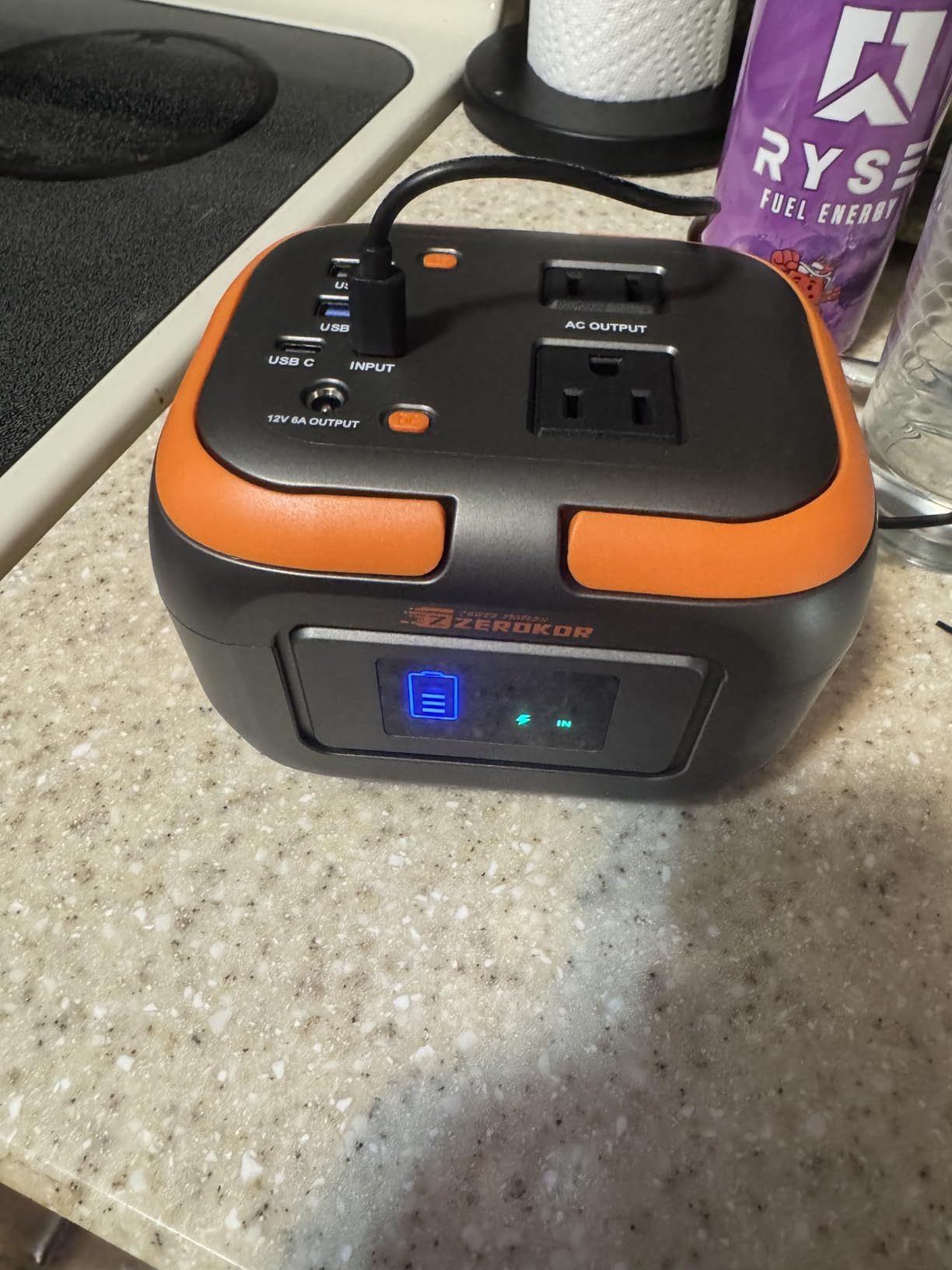 Portable Power Bank with AC Outlet, 65W 110V Portable Laptop Charger Backup customer photo 2