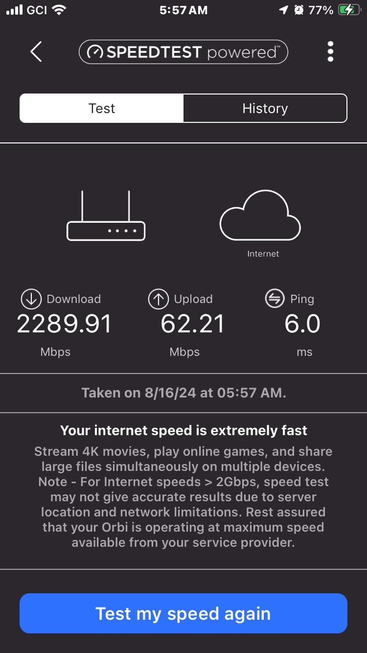 NETGEAR Nighthawk WiFi 6E Router (RAXE300) | AXE7800 Tri-Band Wireless Gigabit Speed (Up to 7.8Gbps) | New 6GHz Band | 8-Streams Cover up to 2,500 sq. ft, 40 Devices (Renewed) customer photo 1