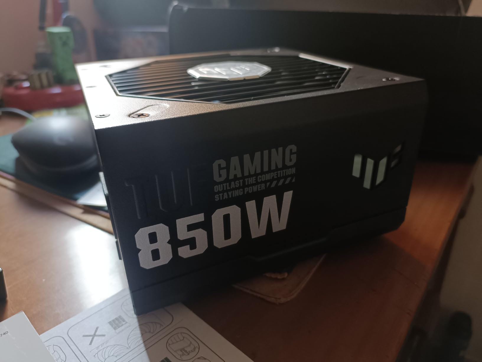 ASUS TUF Gaming 850W Gold (850 Watt, ATX 3.1 Compatible, Fully Modular Power Supply, 80+ Gold, Military-Grade Components, Dual Ball Bearing, Axial-tech Fan, PCB Coating, 10 Year Warranty) customer photo 2
